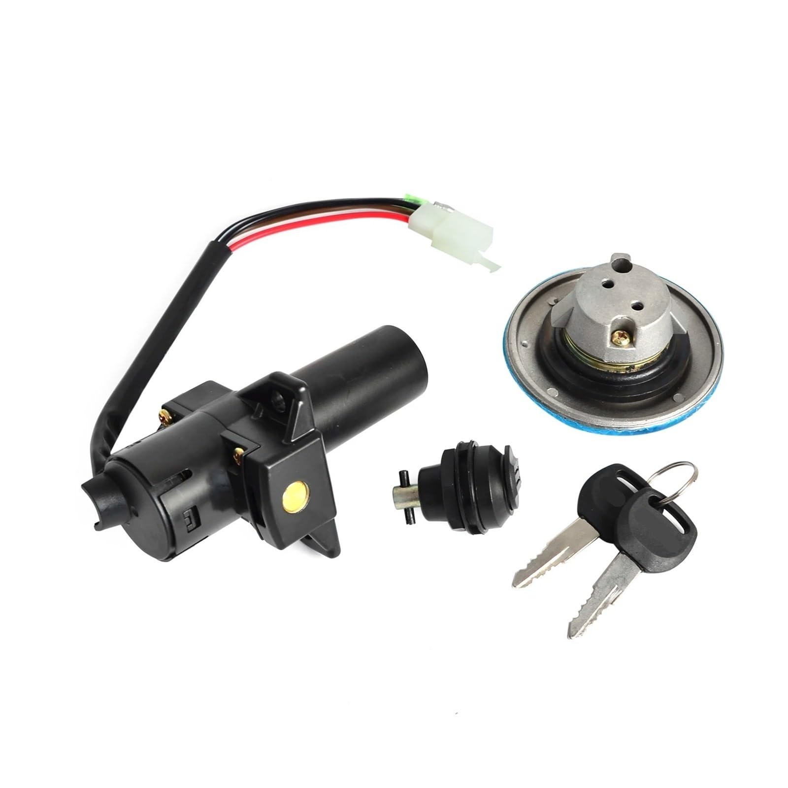 Bloqueo De Encendido para Yamaha YBR125 YBR 125 2002-2019 Conjunto De Bloqueo Interruptor Encendido Tapa Combustible Asiento Cerradura