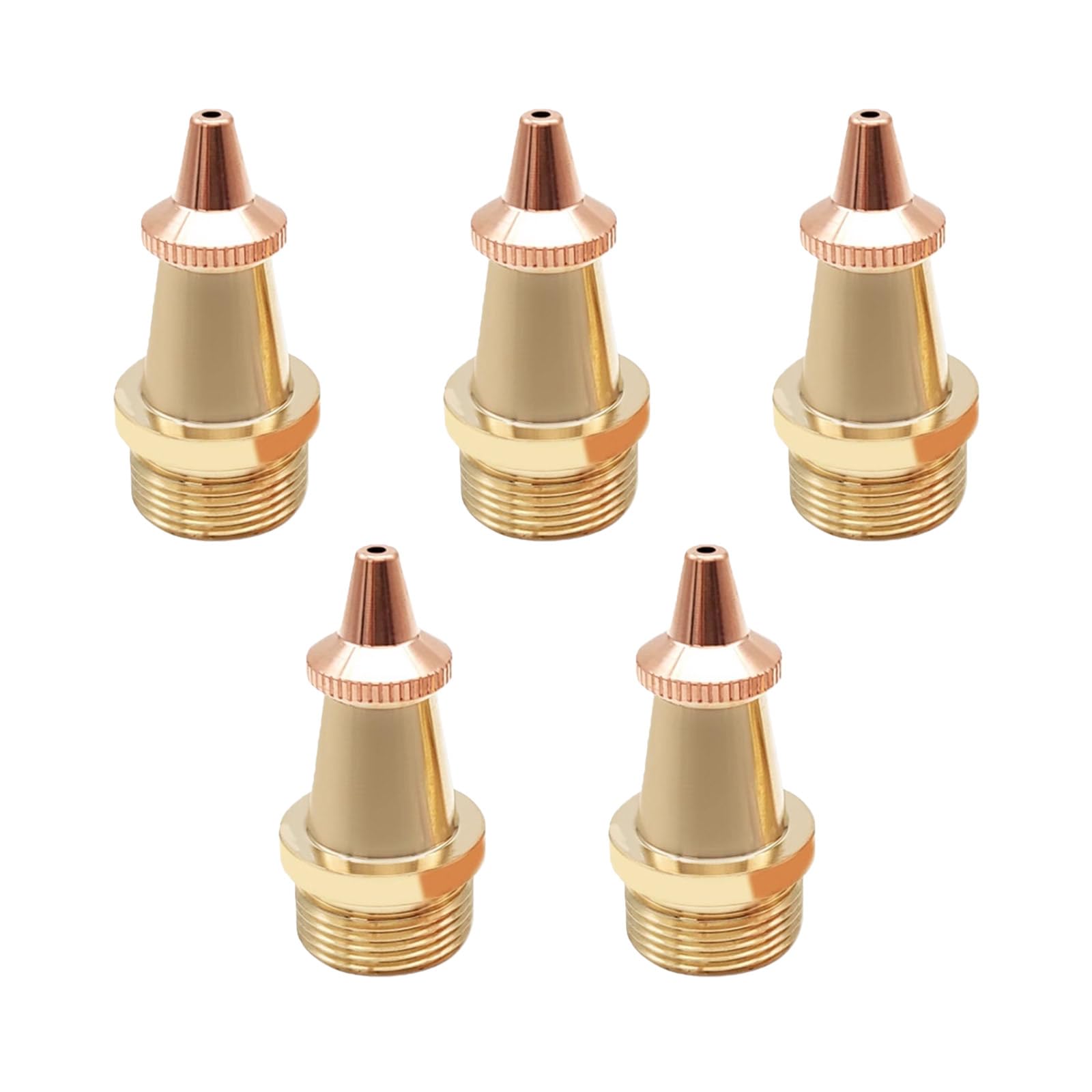 Rgybao D 5Pcs Welding Nozzle Welding Torch Handhel Nozzle Copper Thickene Consumables Accessories Copper