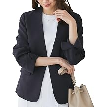 Lope Picnic GDV15140 Women's Jacket, UV x Pollen, 2-Way Stretch No-Lapel Jacket