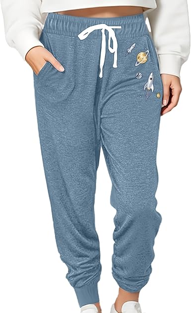 Women Baggy Sweatpants with Pockets Lounge Womens Pajama Pants Female Trouser