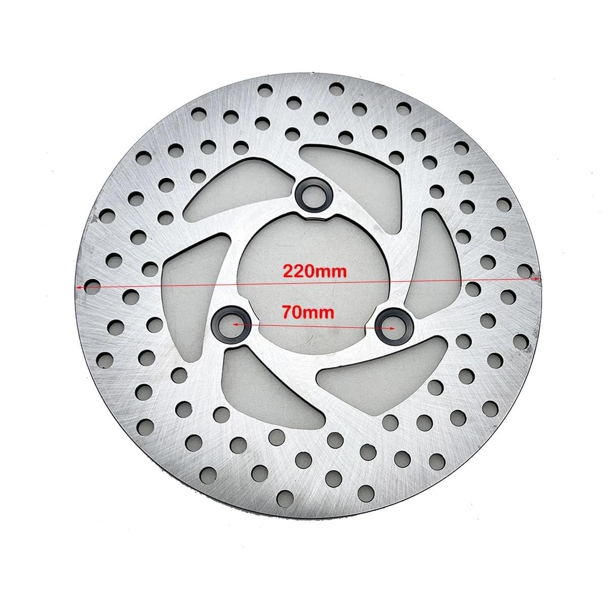 Dischi Freno Anteriori E Posteriori Universali Per Moto E Scooter 200 Mm 220 Mm Passo 7,0 Mm In Acciaio Inox Per Yamaha CYPMDW(220mmx7.0mm)