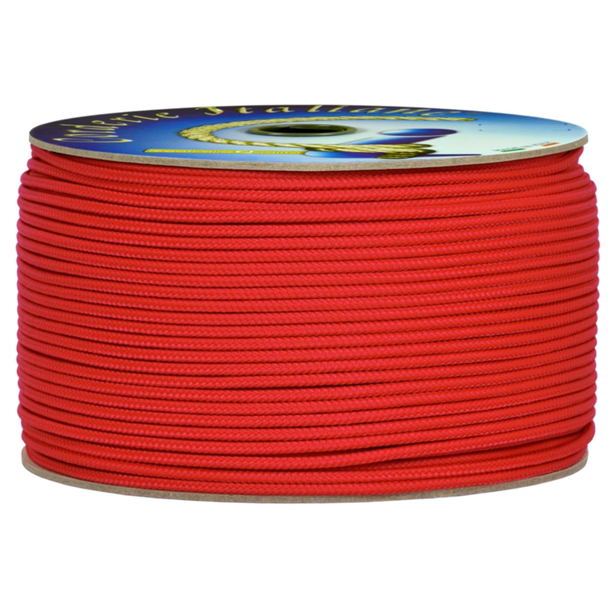 Corderie Italiane 6037231-00 Hobby Trenza, 2.0 Mm-100 Mt, Rojo