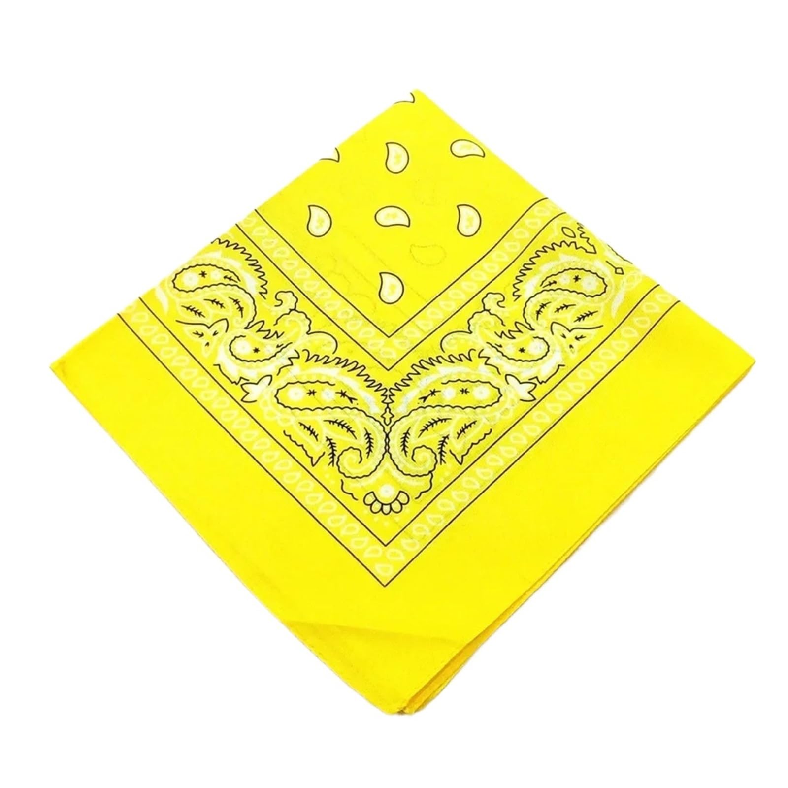 24Pcs Unisex Männer Frauen Baumwolle Taschentücher Wiederverwendbare Taschentuch Handtuch Einfach-zu-waschen Handtücher Stofftaschentücher(24pcs-Yellow)