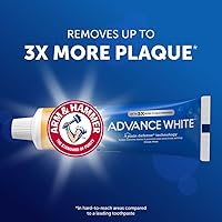 Vista 4 de ARM & HAMMER Advance White Toothpaste, Clean Mint, Extreme Whitening 4.3 oz ( Pack of 6)