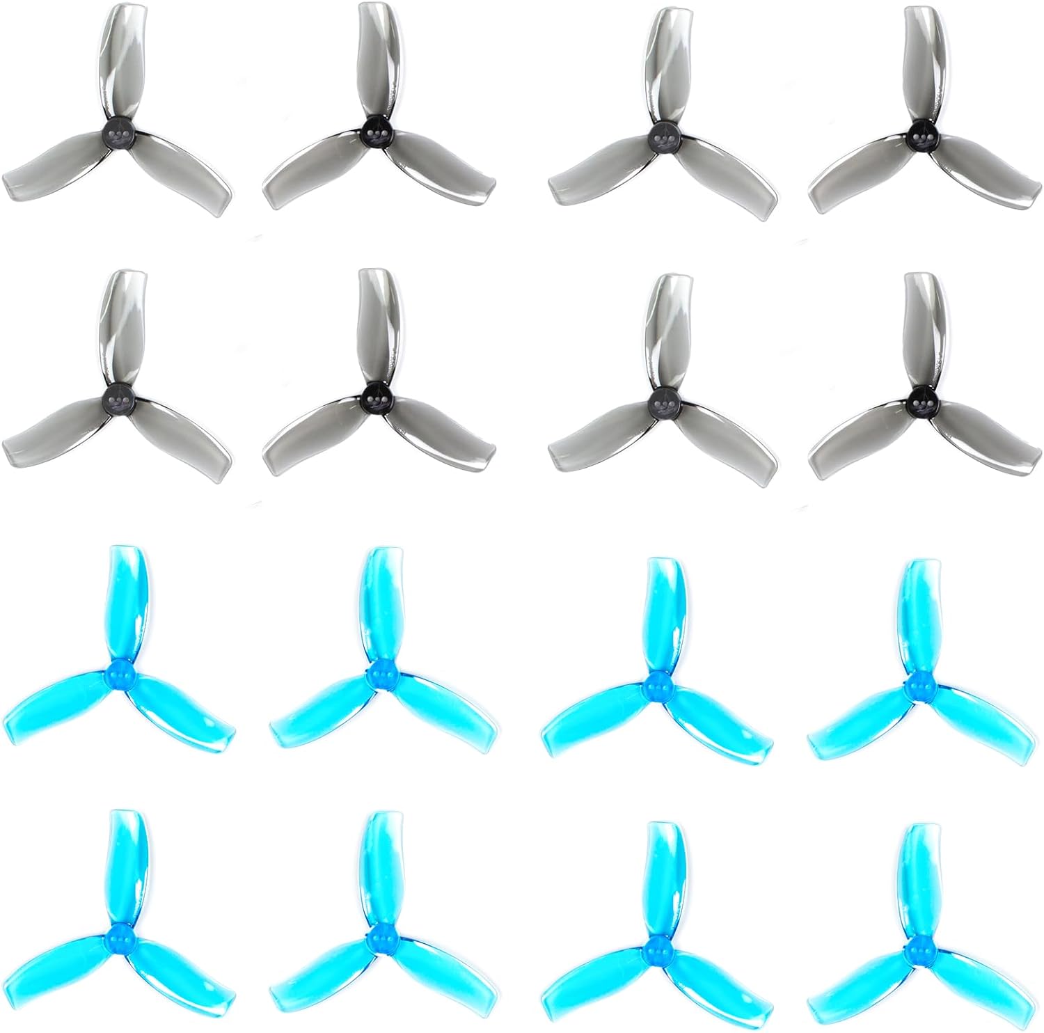 Pack De 4 Hélices De 3 Palas De 90 Mm Para Drones ProTek35 | PC Resistente Para Cuadricópteros FPV De 3,5 Pulgadas | 2 CW Y 2 CCW
