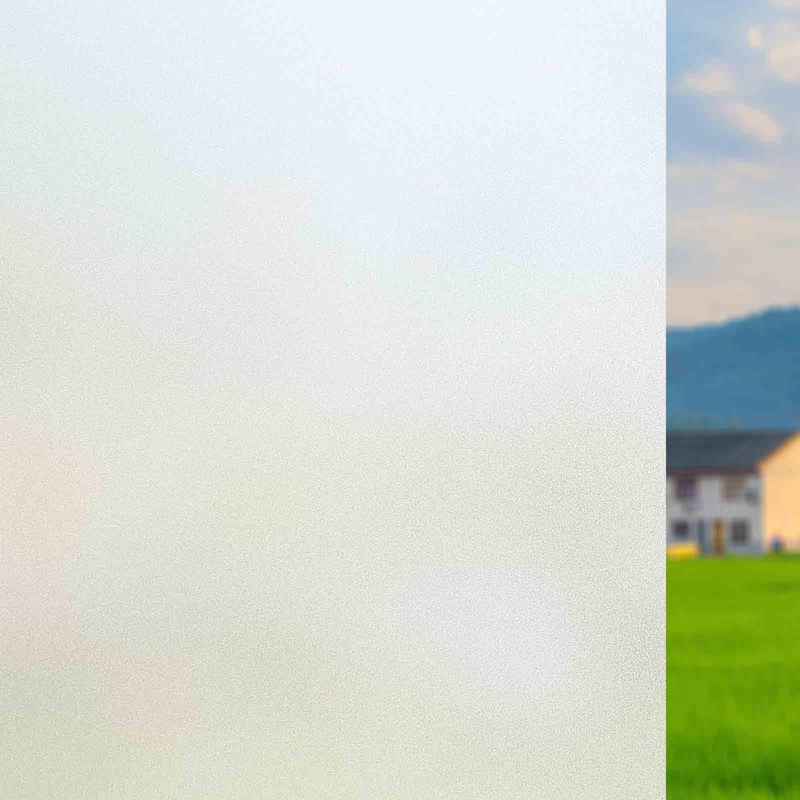 Film opaque pour vitre mat pur haute intimité occultant dépoli 80 x 140 cm