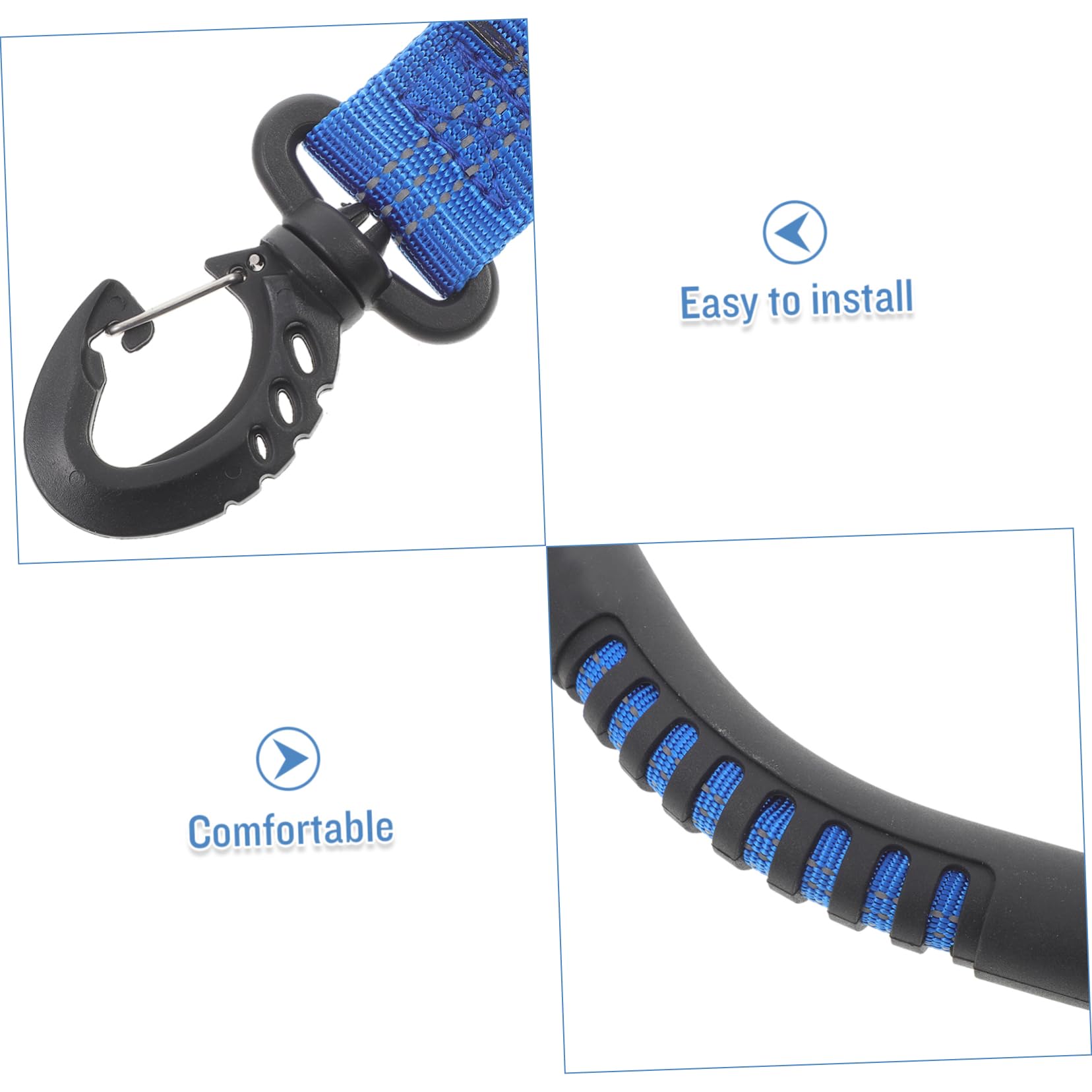 BESPORTBLE Ski Boots Carrying Leashes 2 Pack Wear-Resistant Ski Straps Easy to Fold for Outdoor Activities