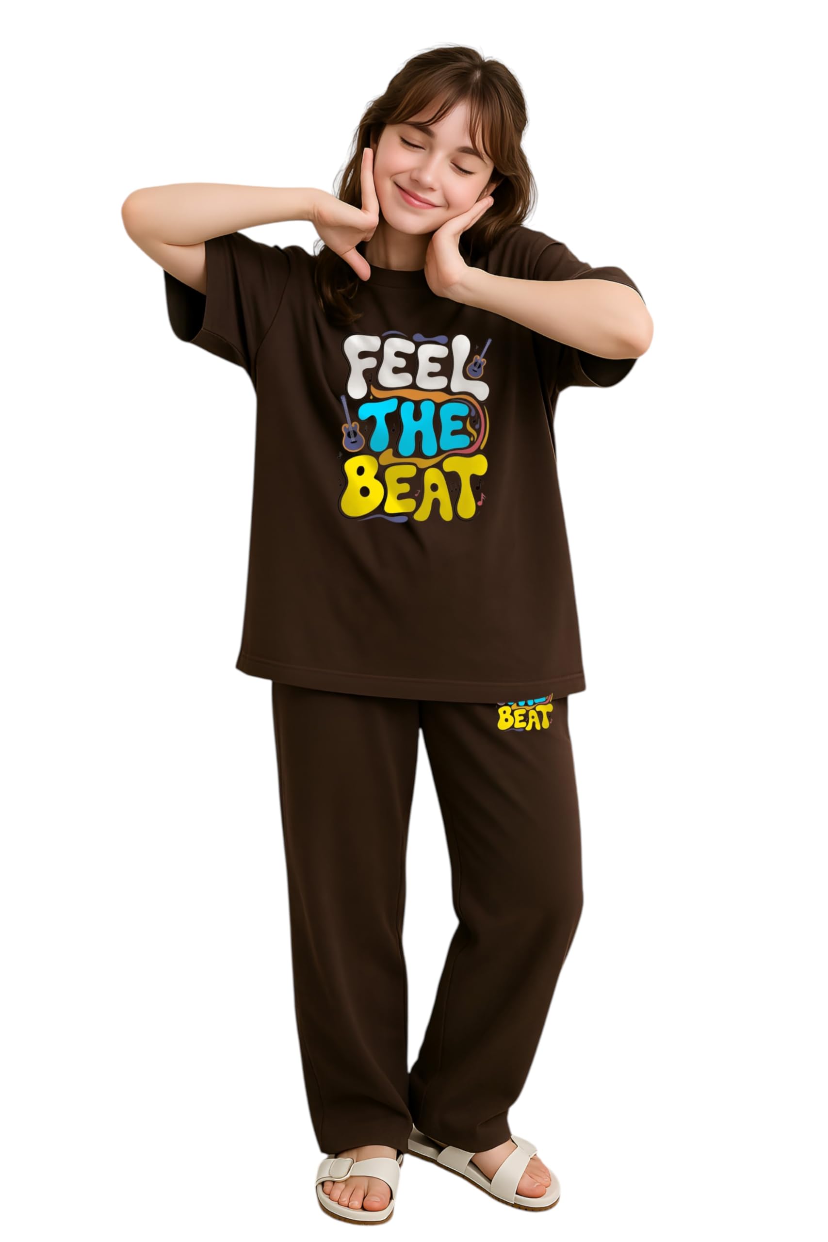 my swag Printed Nightwear Set for Women – T-Shirt and Lower Combo | Relaxed Fit Cotton Nightsuit-picture-29