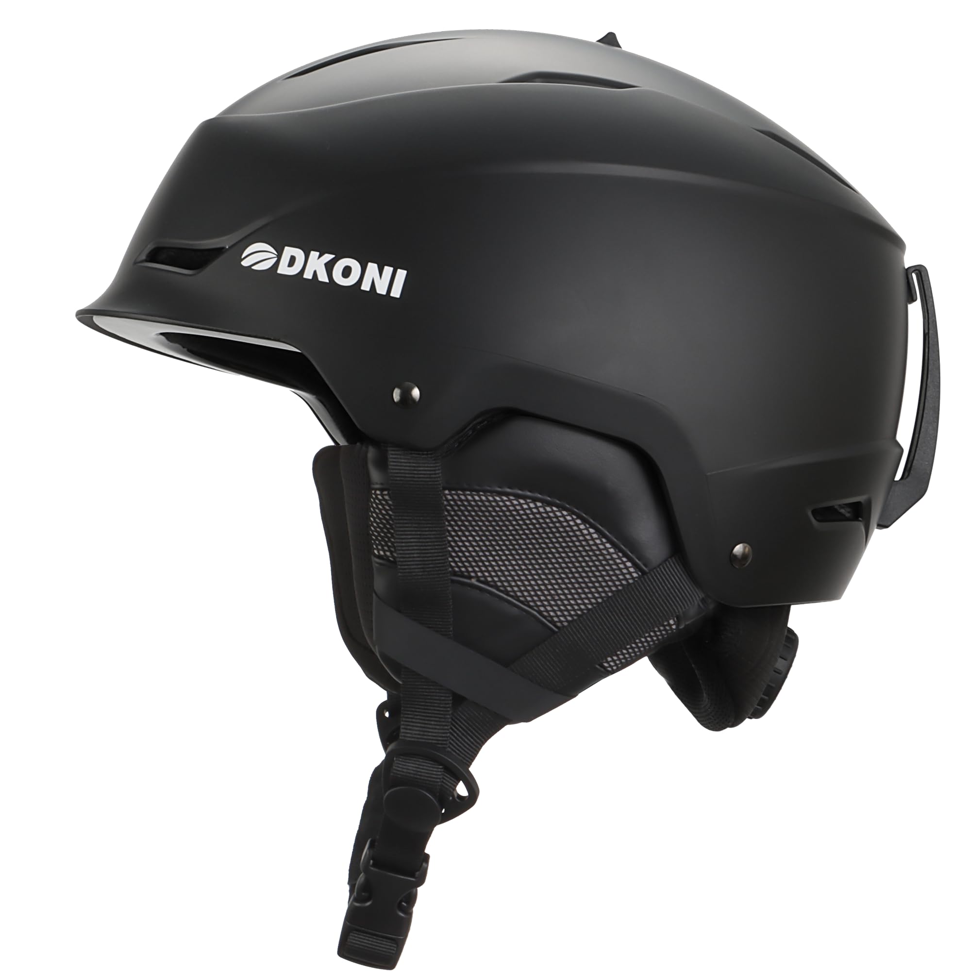 Ski Helmet for Adults Snowboard Helmet Men Women Youth Certified Snow Sports Helmet for Skiing Snowboarding (Black, Large: 22.5-24.5 inch (58-62cm))