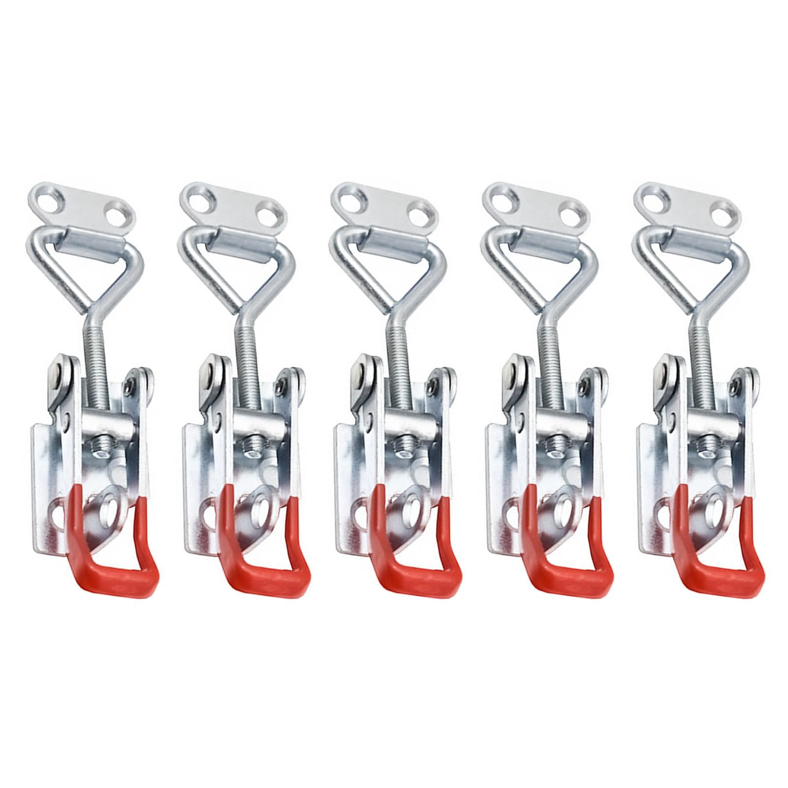 5Pcs Toggle Latches Clamp Adjustable Toggle Latches Clamp Stainless Steel Pull Hasp Latches Quickly Release Hasp Clamp