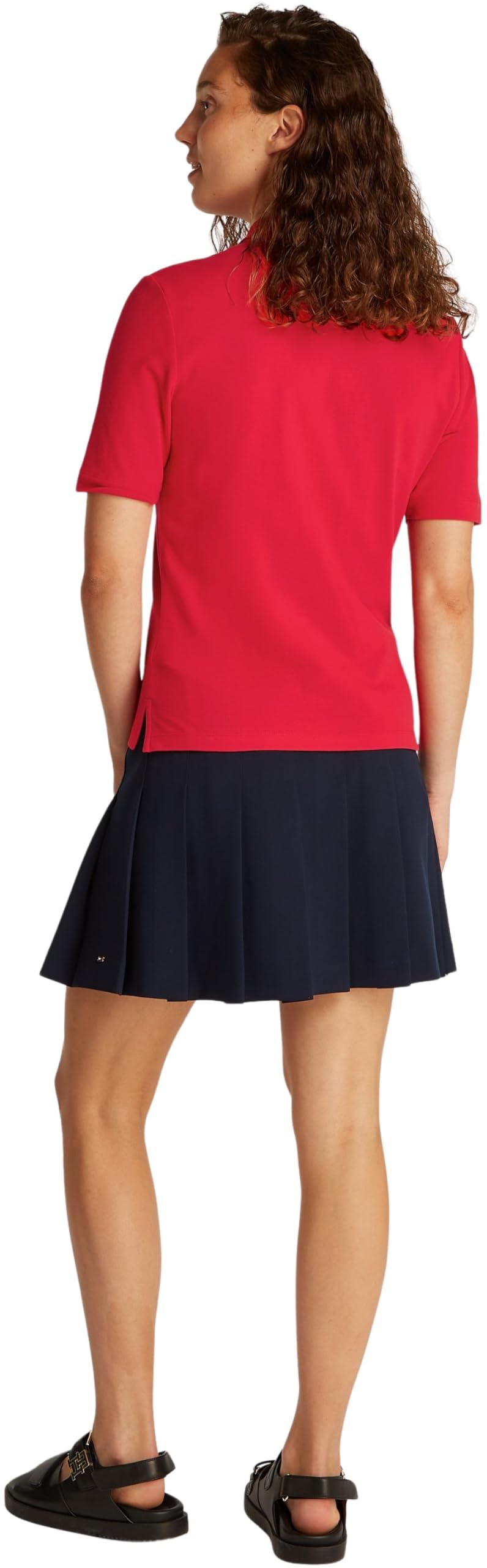 Tommy Hilfiger Damen Poloshirt Kurzarm Regular Fit