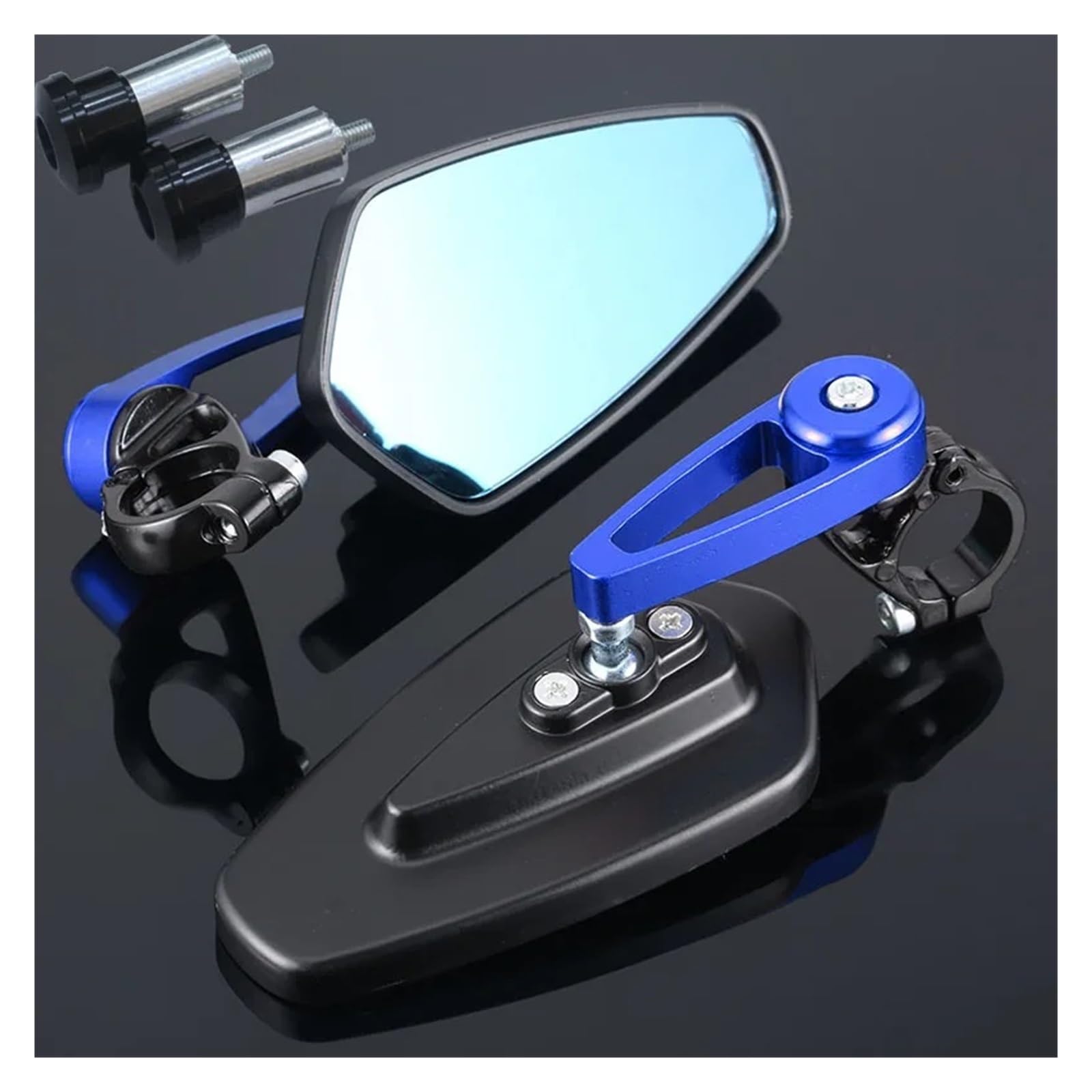 7/8 In 22mm Bar End Rearview Mirrors For Motorcycles And Scooters - Foto 5
