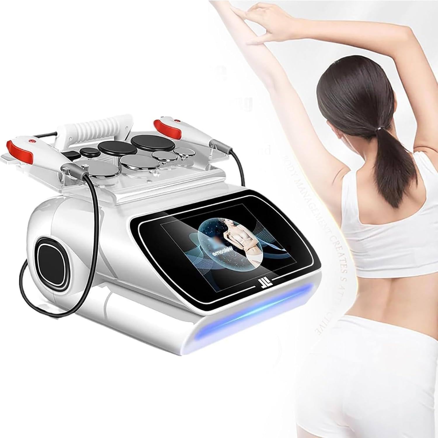 Macchina per terapia Tecar per dolori corporei, macchina per rassodamento della pelle a 448 KHz,per sollevamento e rassodamento + modellamento + assistenza sanitaria
