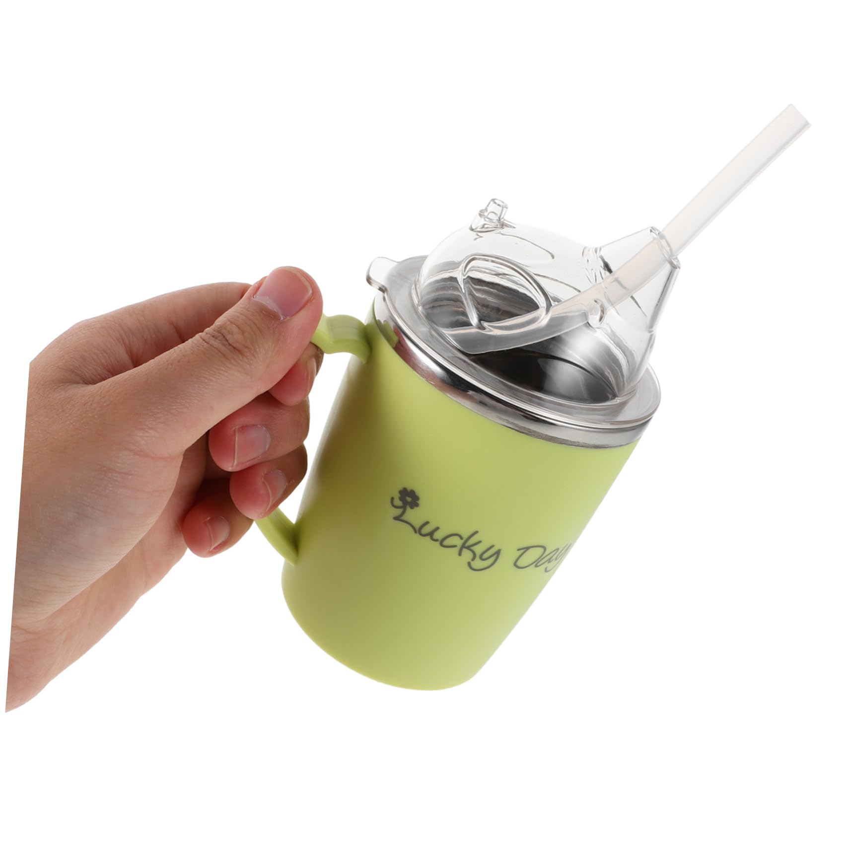COLLBATH Copa Del Cuidado De Personas Mayores Vaso Pajita Para Discapacitados Vaso Para Beber Sopa Para Alimentación De Convalecientes