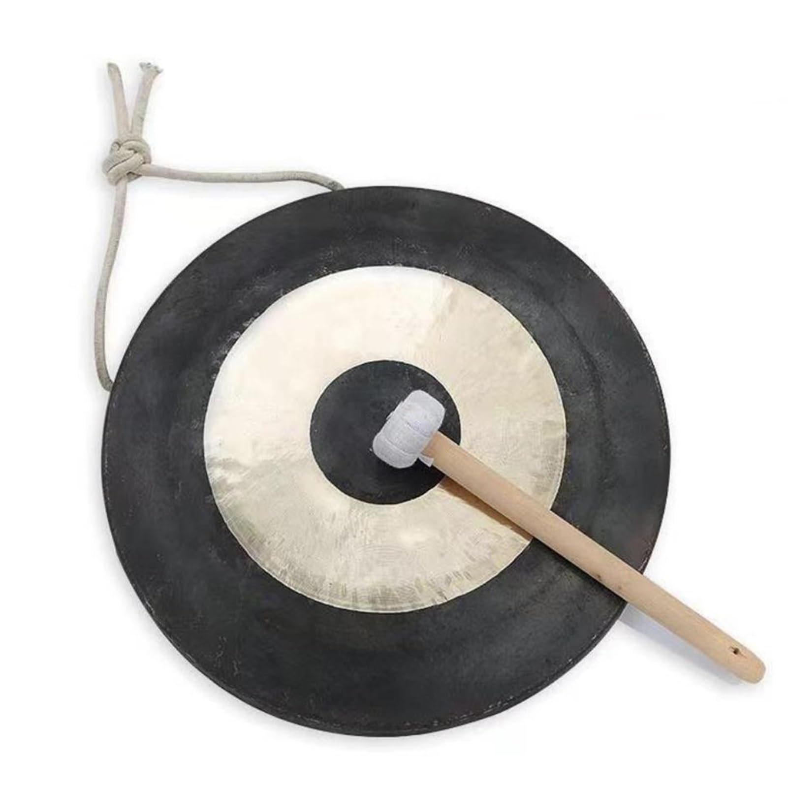 Tam Tam Gong con baquetas de madera Gongs Feng Shui for meditación como sonido de fondo, sueños fantasiosos y viajes for terapia o simple relajación(50cm)