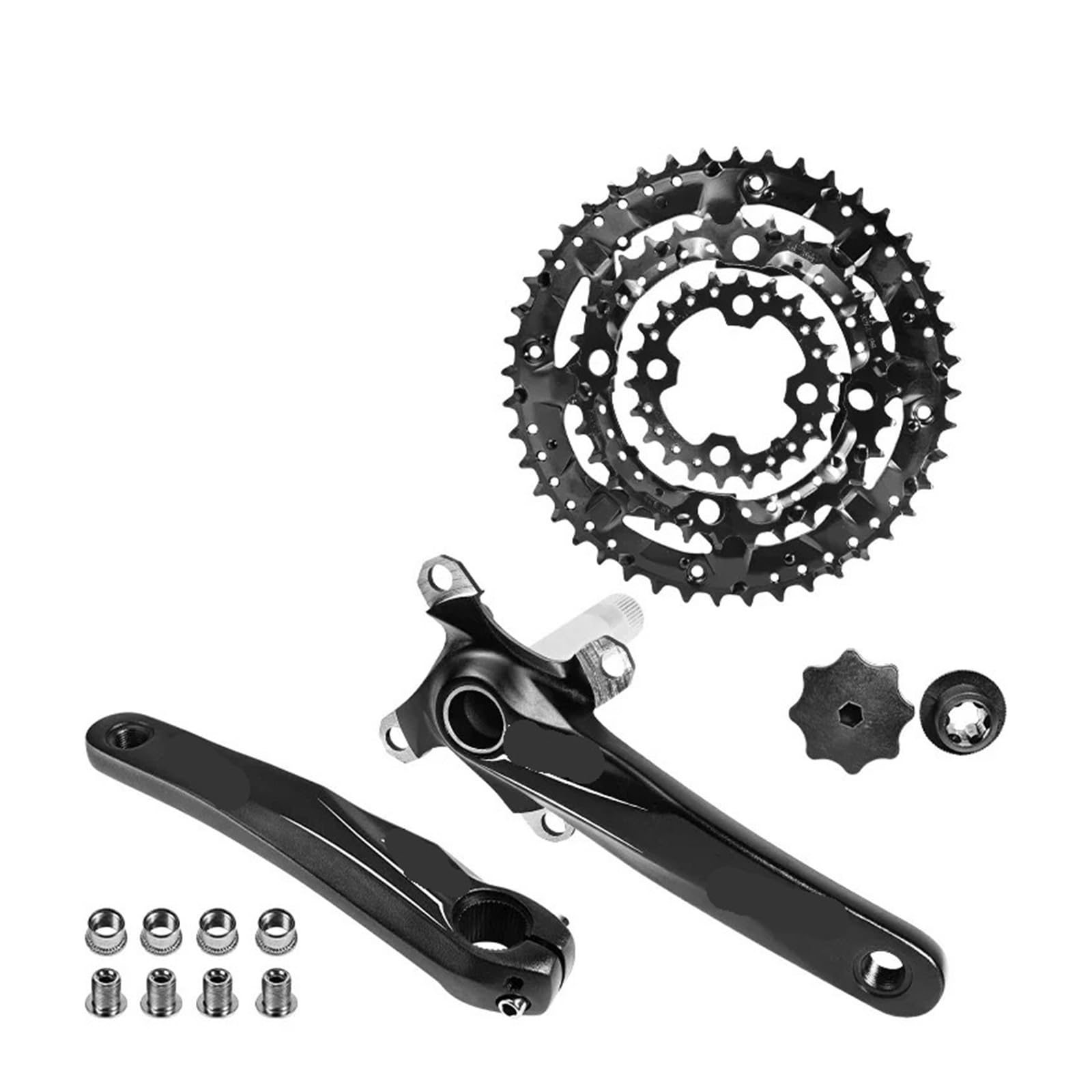 Juego de bielas MTB 3x9S 3x10S 170 mm 104/64 BCD