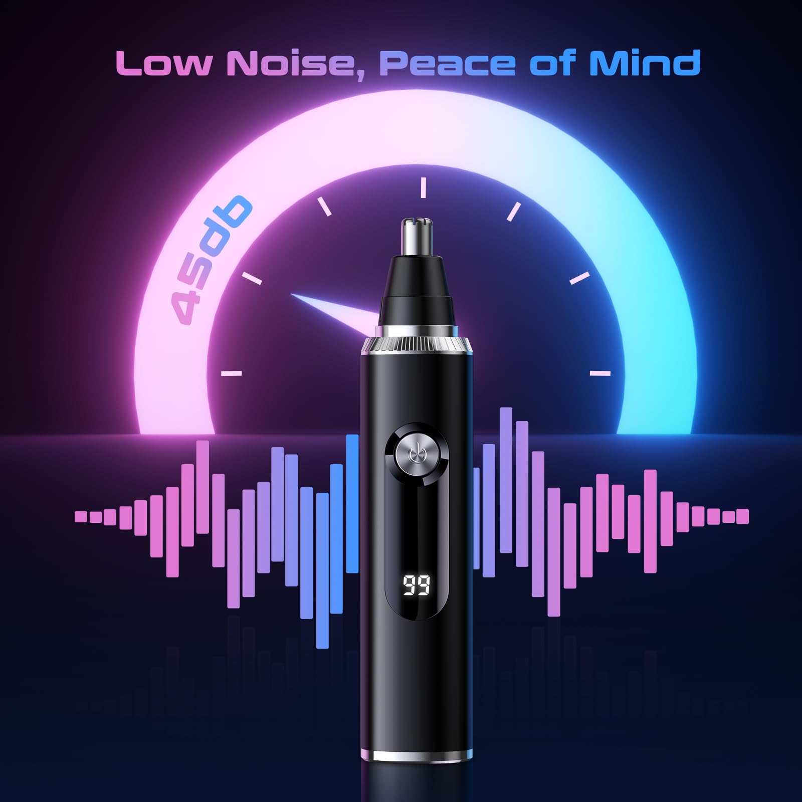 Nose & Ear Hair Trimmer - USB Rechargeable -6
