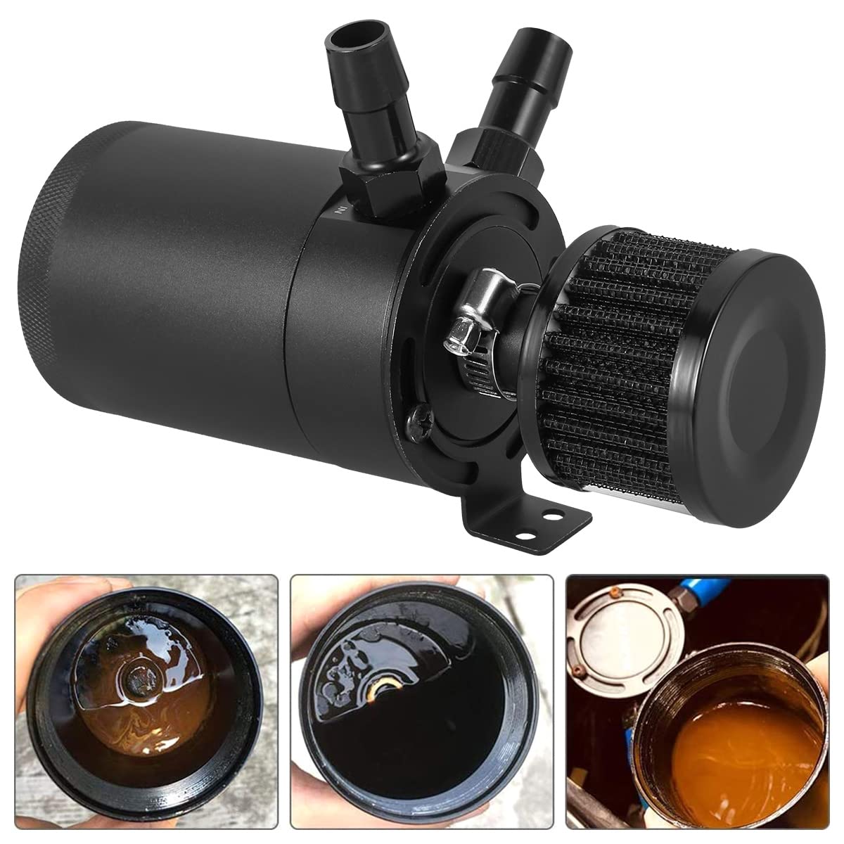filtr paliwa z czujnikiem Separator oleju Zestaw zbiorników z 2 portami Uniwersalny zbiornik paliwa o pojemności 5 uncji/150 ml z filtrem zaworu spustowego separator wody filtr