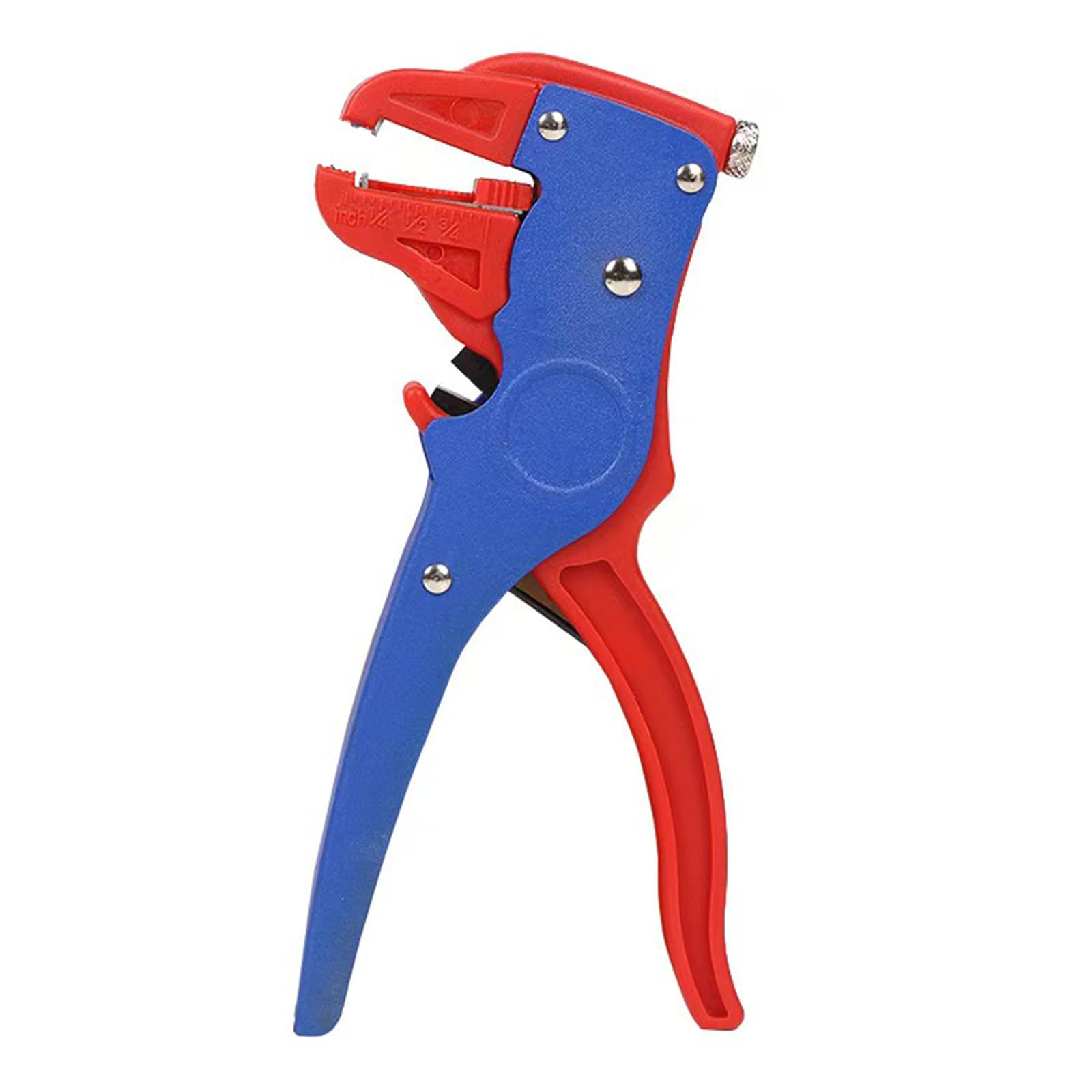 Hawaka Blue Automatic Quick Strip Wire Stripper And Cutter,Eagle Nose Pliers Cable Cutters，2 In 1 Adjustable Wire Stripper Cutter For Electrical Cables 、Electronic Repair Tool (Blue)