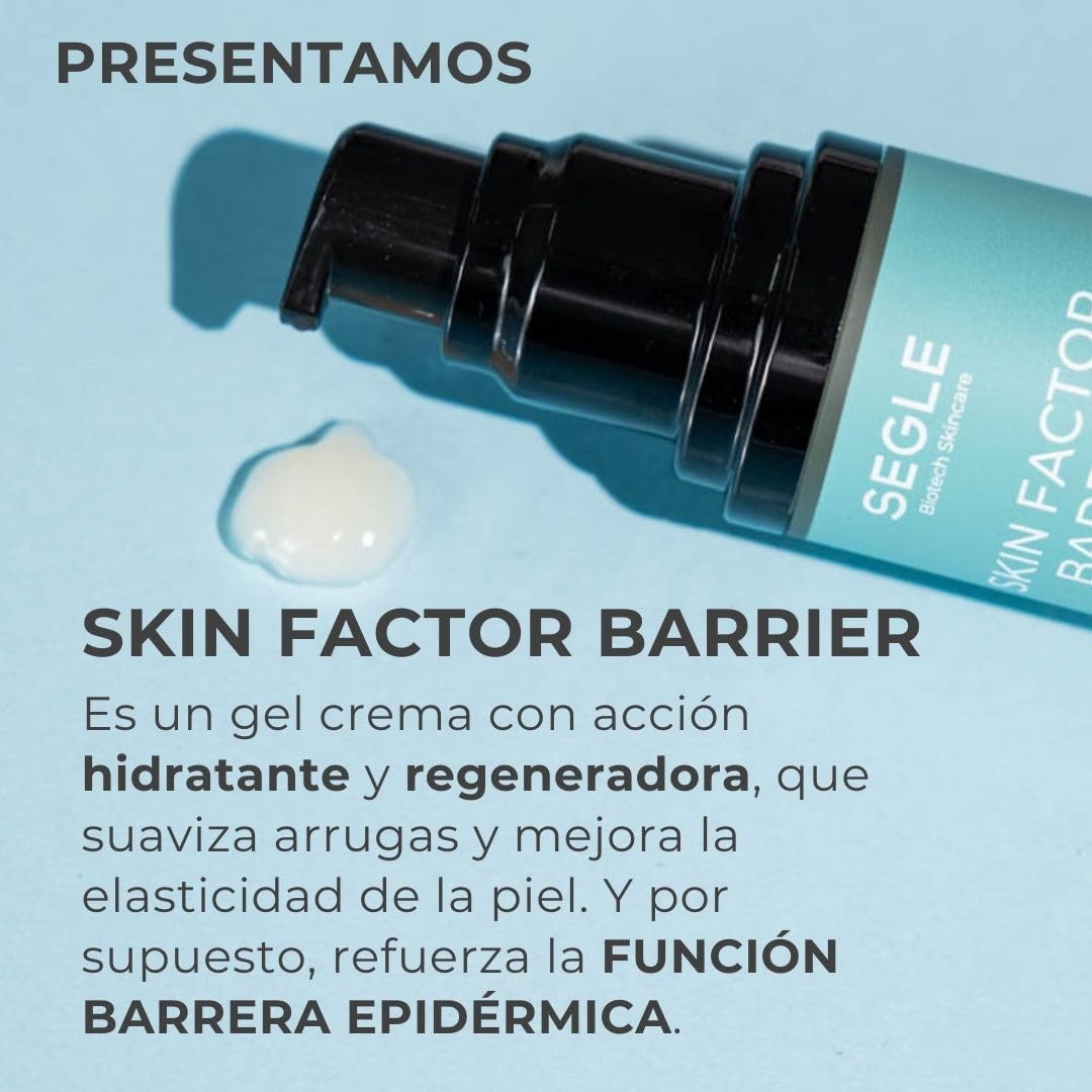 Segle Clinical | Skin Factor antiaging | Regenerante y antiarrugas para piel sensible (Gel Crema, 30 ml)