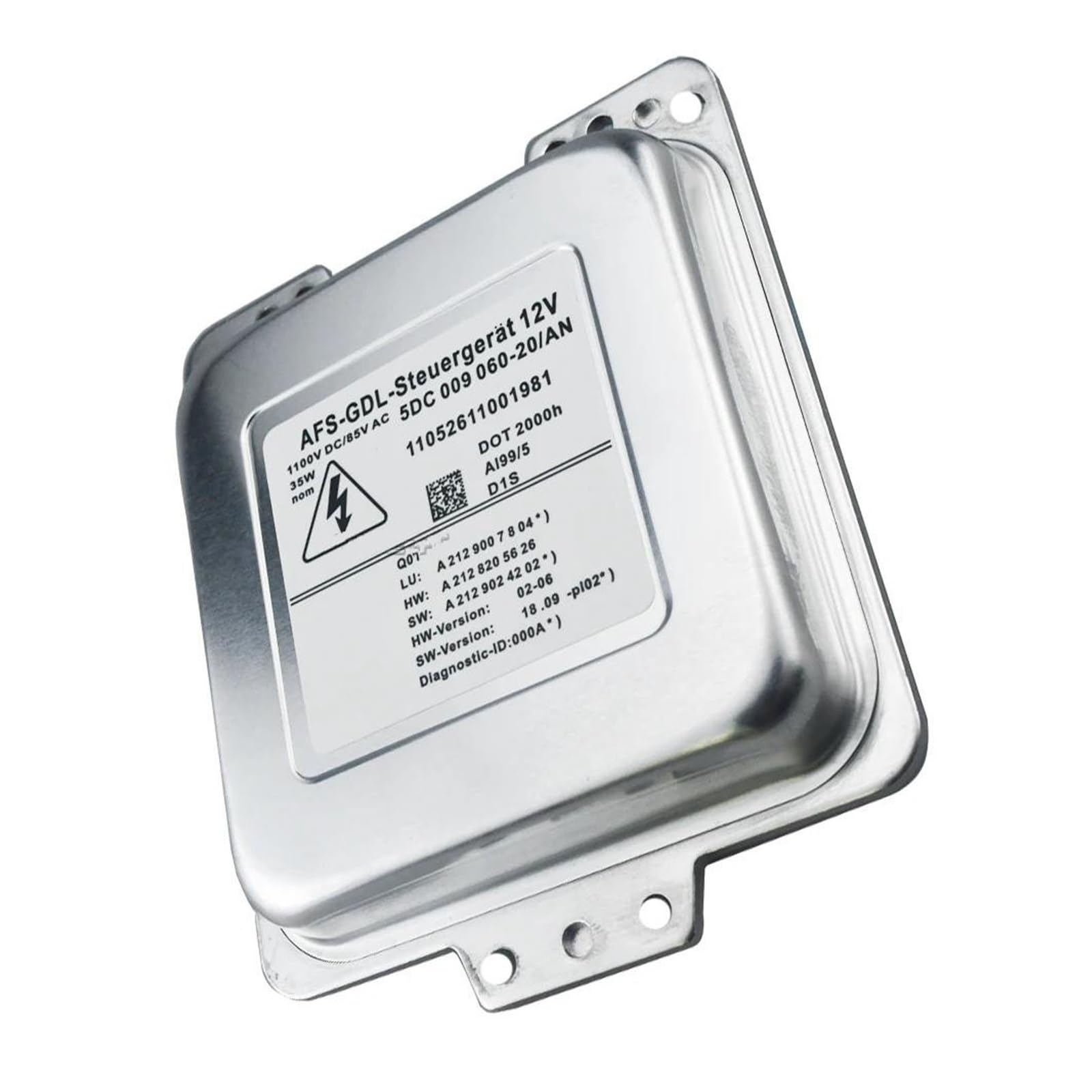 D1S Xenon-HID-Scheinwerfer-Vorschaltgerät für Mercedes-Benz W212 C207 A207 5DC009060-20 5DC00906020 HID 35W 85V AC Xenon-Vorschaltgerät