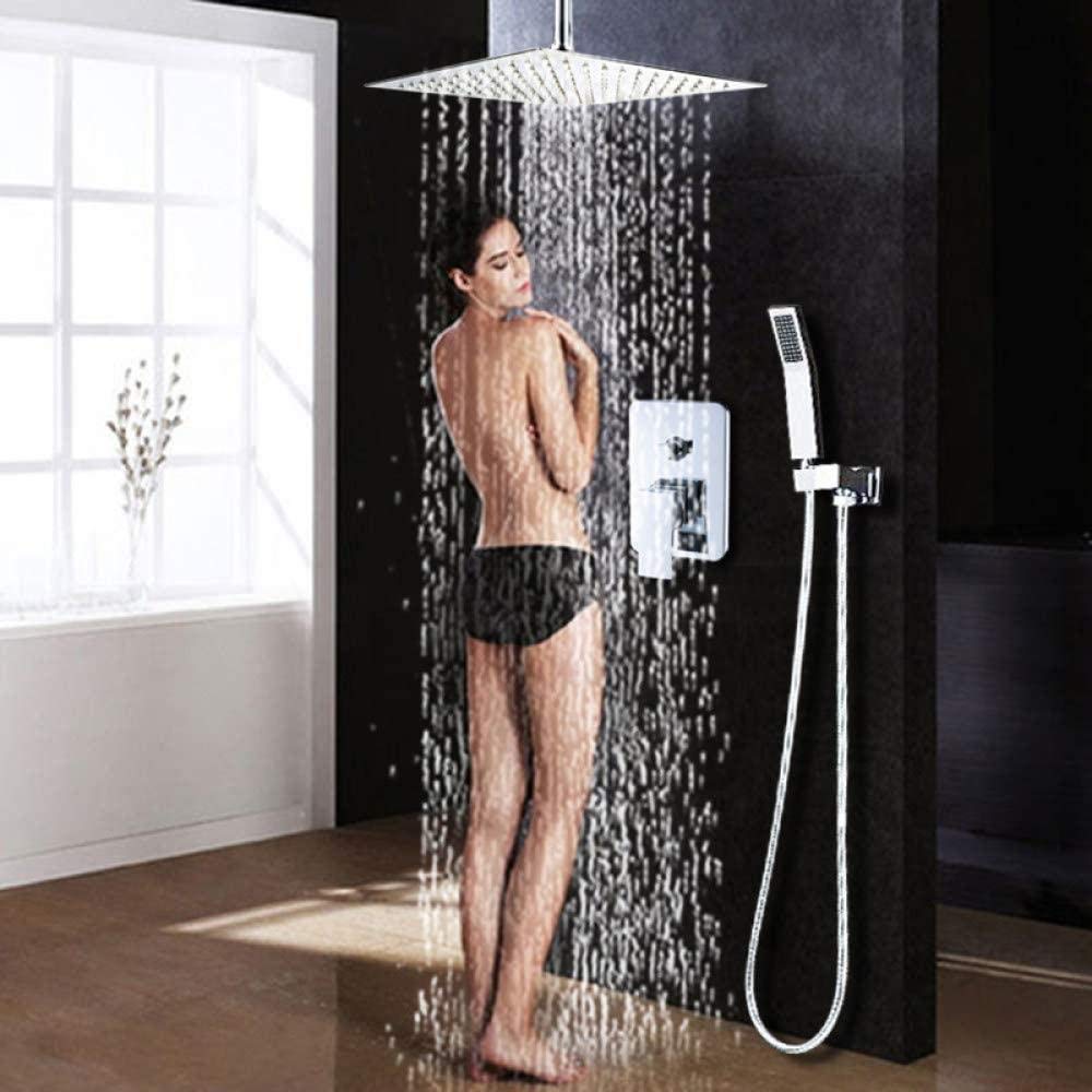Mitigeur à 3 voies avec colonne de douche cascade anti-calcaire