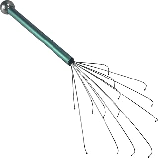 stargo Massage Master Metal Back Scratcher Extendable for Men, Women, Elderly - Wide Wire Claw Scratching Head Body Massager - Hand Back Scratch for Adults, Dogs - Massage Stick Gift