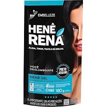 Rena Hene Black Blue EMBELLEZE 180gr x 24 units - Rena Hene 180 G, Preto Azulado