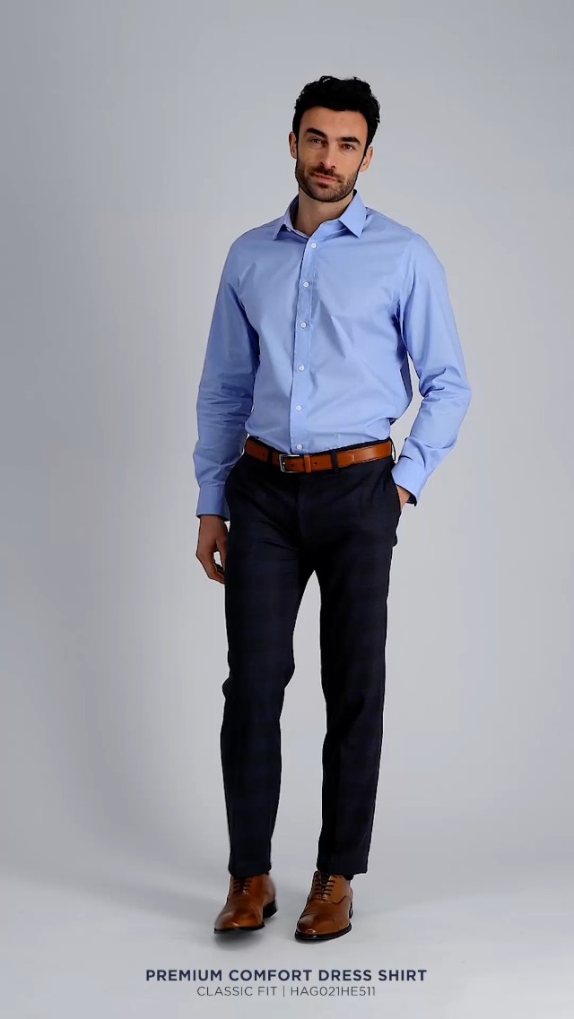slim fit dress slacks Wrinkle Free Slim Fit Dress Shirt