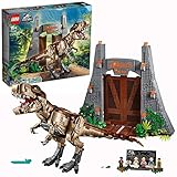Lego Jurassic World - Parque Jurásico: Caos del T. Rex, Set de Construcción de Dinosaurio de La Clásica Película, Incluye Minifiguras de Los Personajes de La Saga, Tyrannosaurus de Juguete (75936) ()