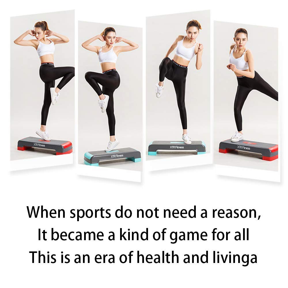 Stepper,Aerobik Step Steps Ćwiczenia cardio Siłownia Joga Trening w domu Pilates Platforma Regulowana maszyna do ćwiczeń na stepperze