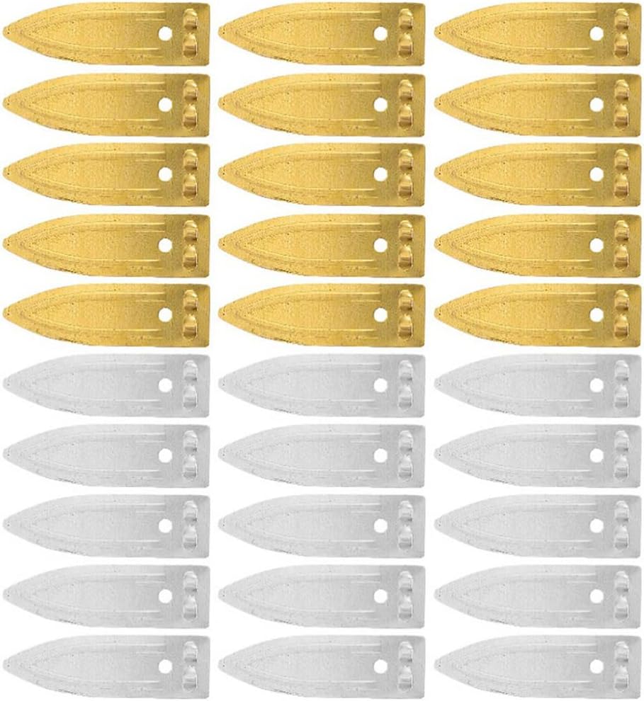 STOBOK Zinc Anode Copper Anode Sheet Pure Copper Electrode Strip Electrode Materials Fruit Power Experiments Supplies 30pcs