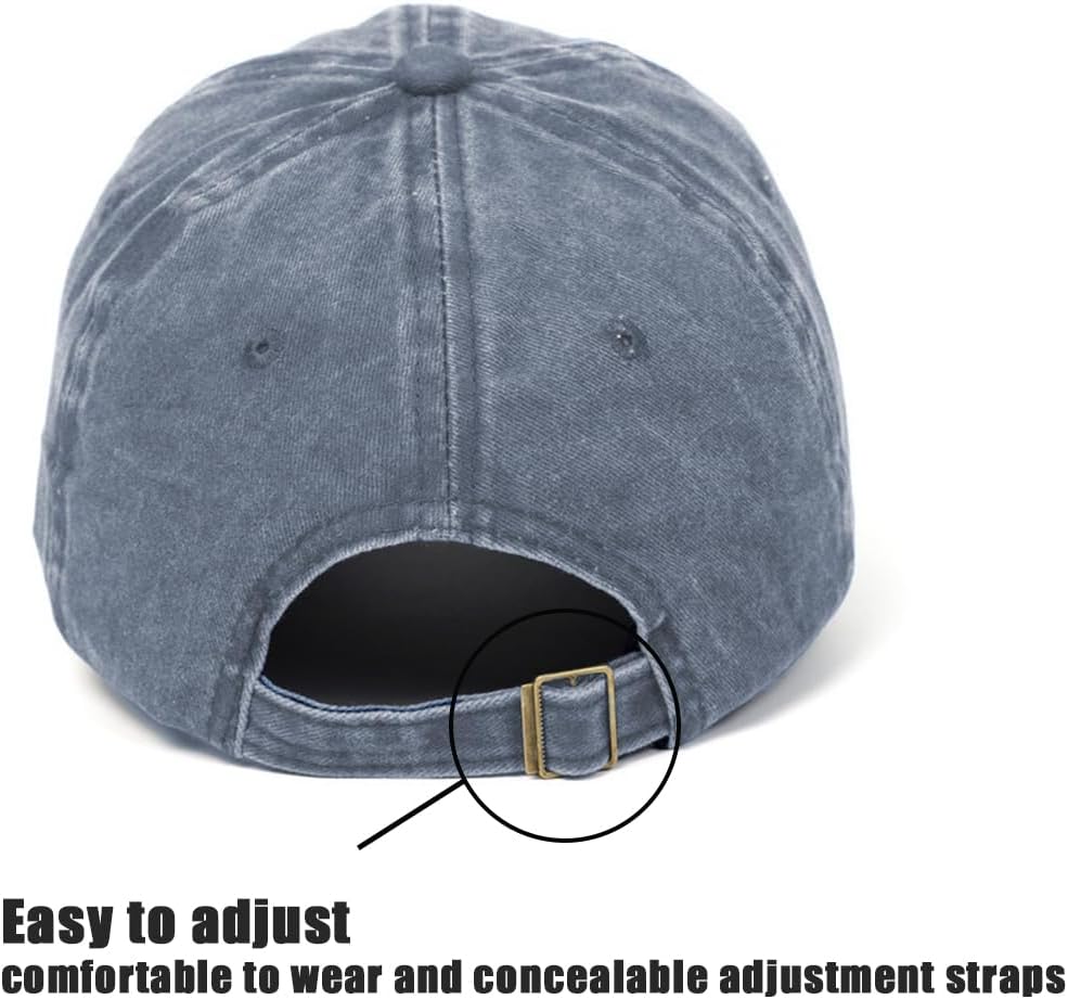 Vintage Baseball Cap for Men Women UPF50+ Washed Cotton Low Profile Adjustable Distressed Golf Dad Hat - Image 4