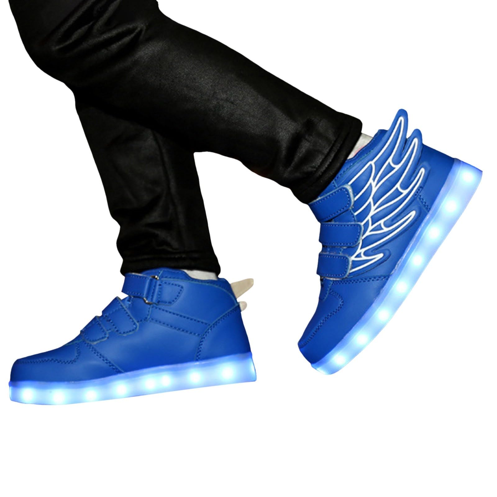 Scarpe luminose Ragazzi e Ragazze LED Scarpe Alte Scarpe da Ginnastica lampeggiante USB Ricaricabile Traspirante Antiscivolo Sport All'aperto Scarpe da Corsa