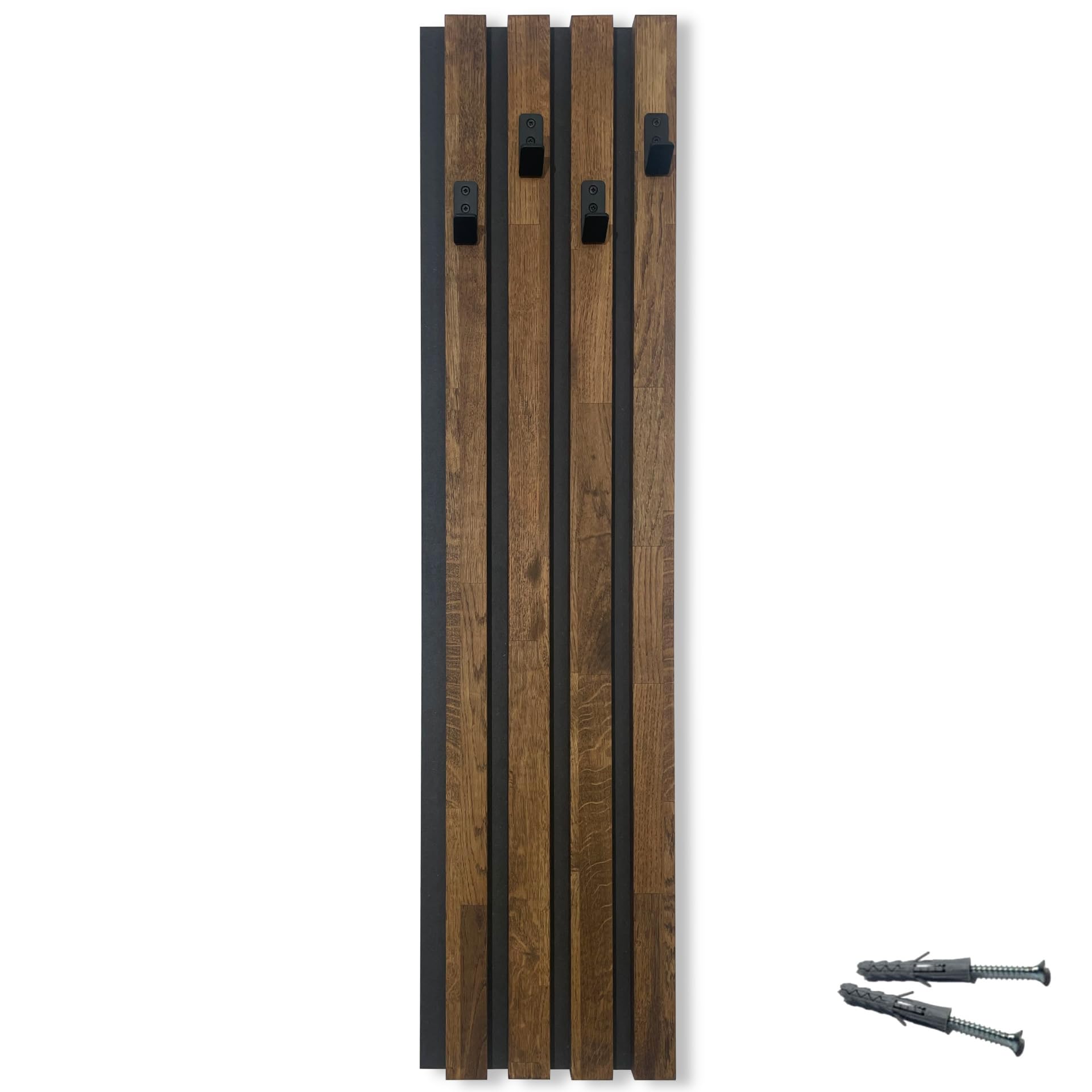 Appendiabiti da parete con vani Game rovere e antracite