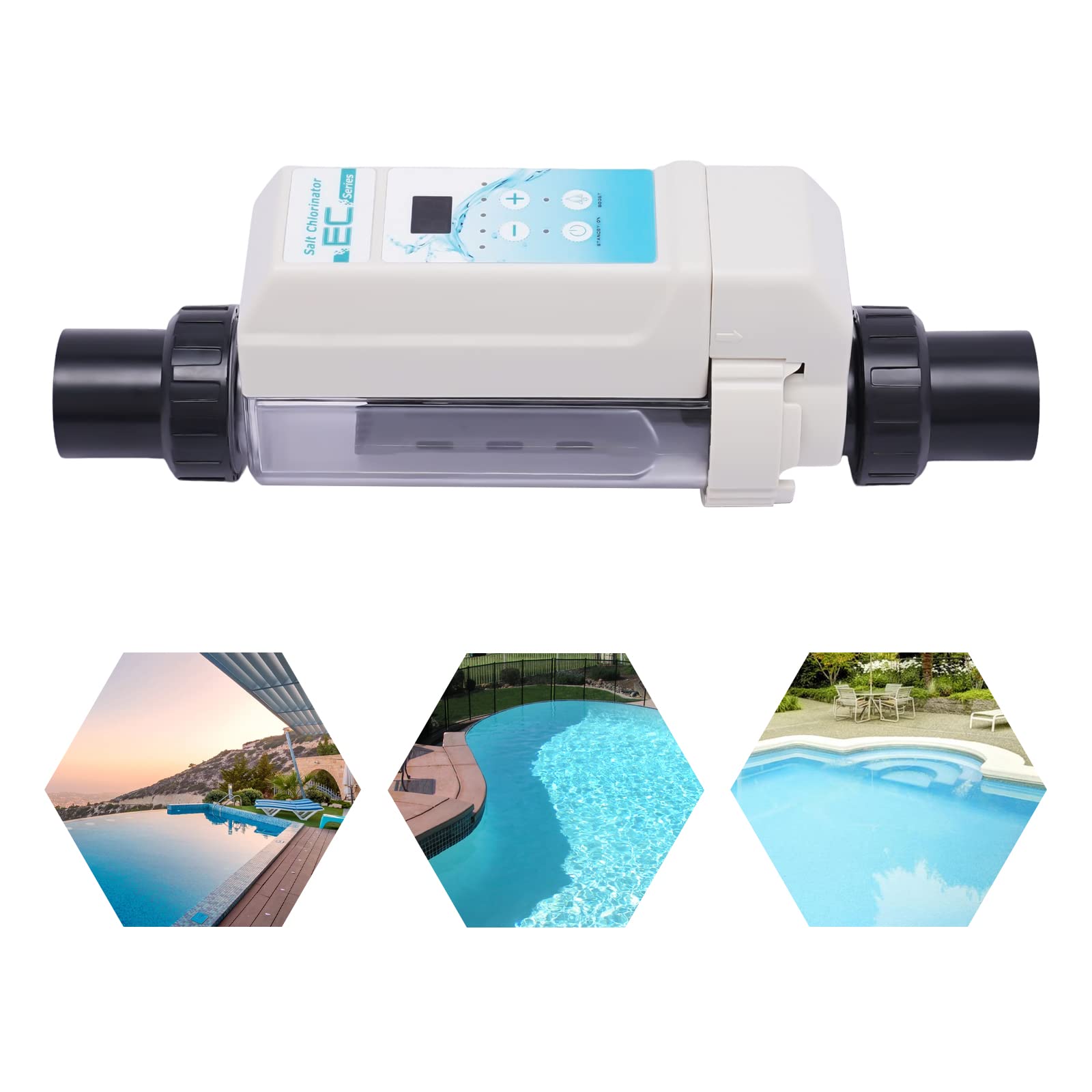 Clorinatore di sale da 8 g/h per piscina e acqua salata clorinatore disinfettante generico autopulente sale cloro per disinfettante piscina