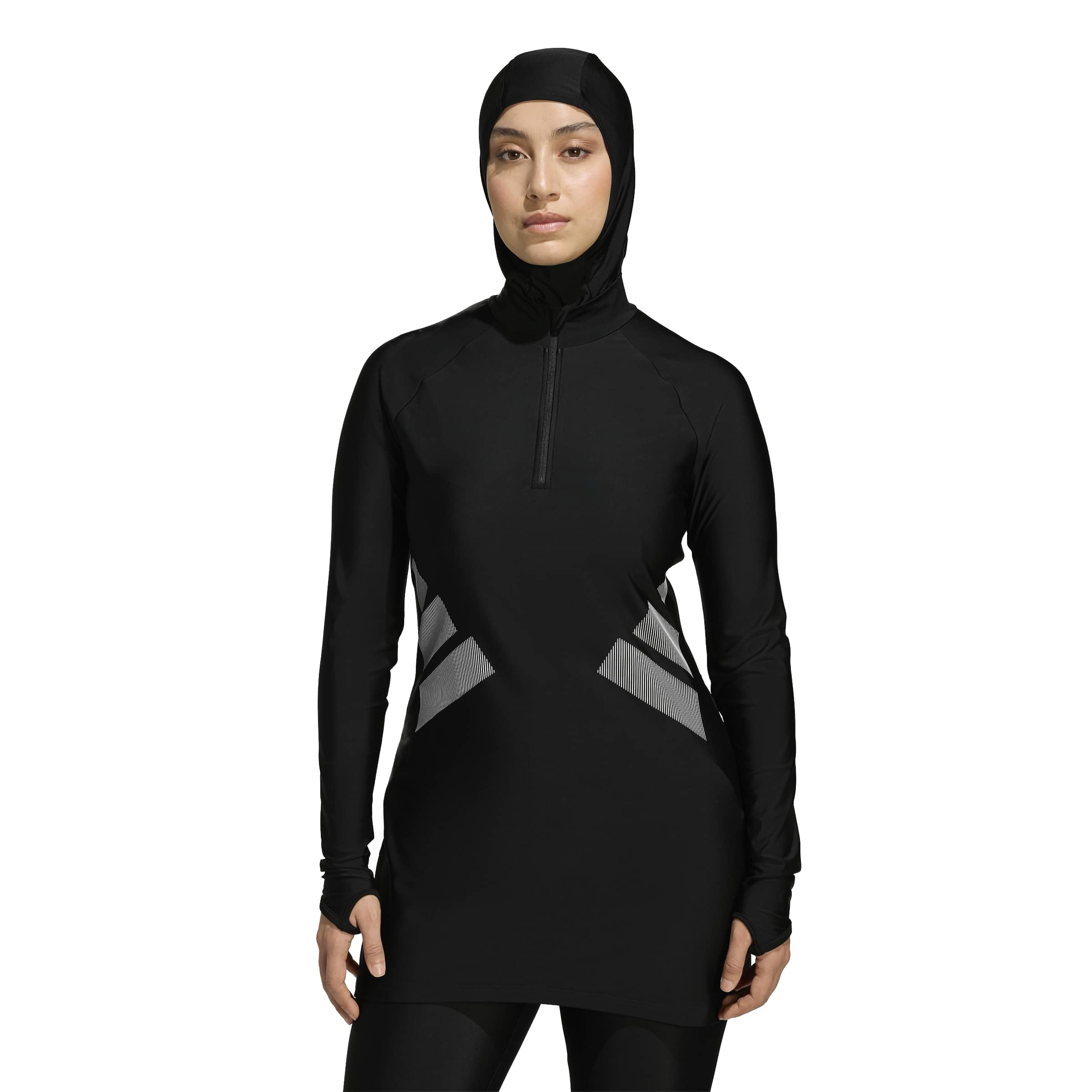 adidas Big Bars Long Sleeve Swim Top Camicia Elegante Donna
