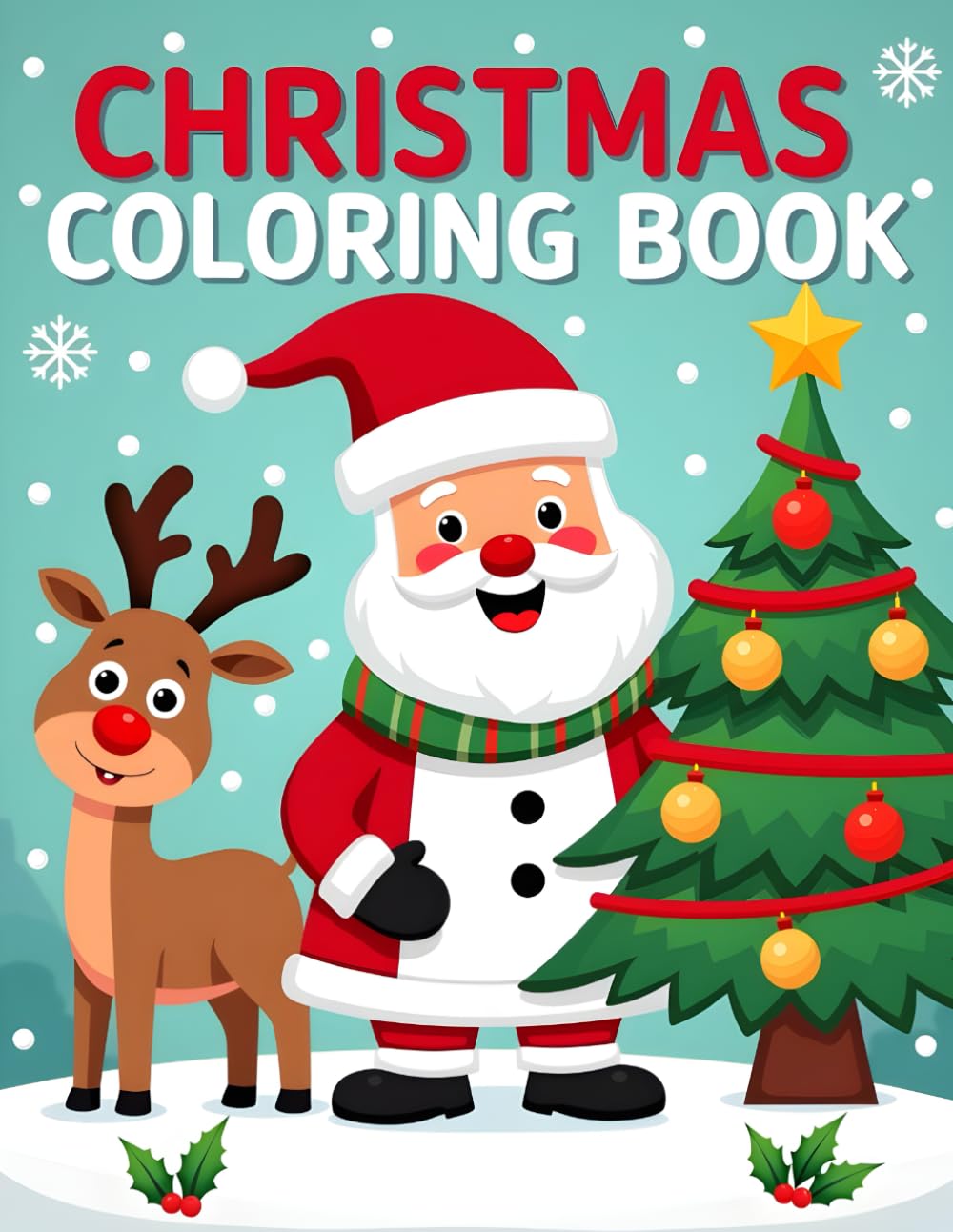 Christmas Theme Coloring Book