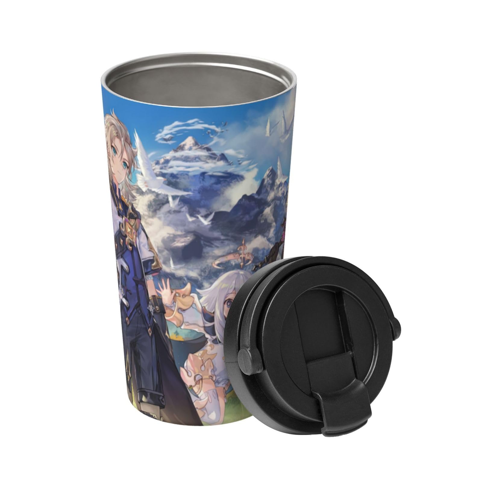 Amazon.co.jp: タンブラー 原神 げんしん コーヒーカップ 蓋付き 持ち