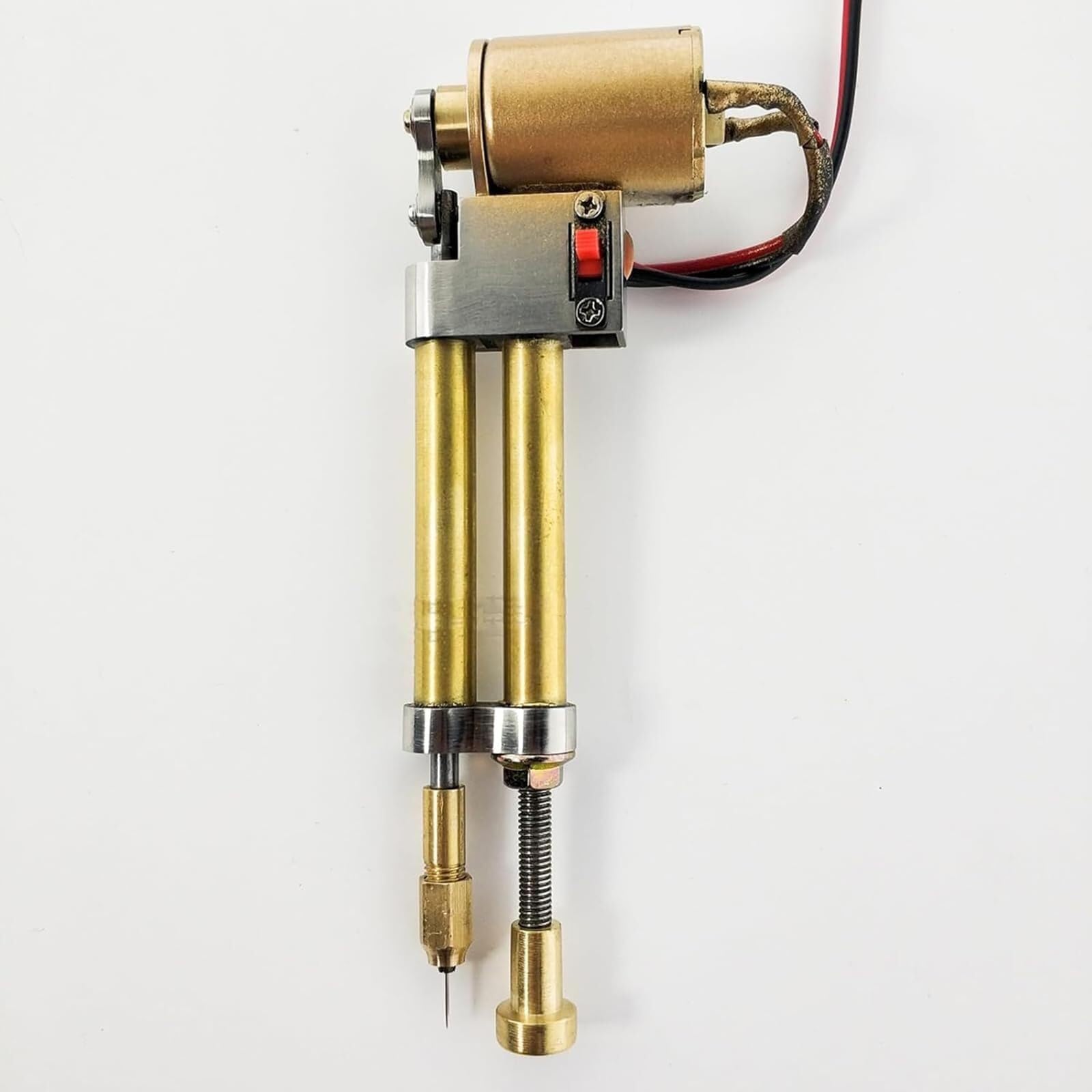 Handheld Single Needle Embroidery Stitch Machine Electric Draft Tool with Adjustable Speed for DIY Pattern Making on 1-8 Sheets