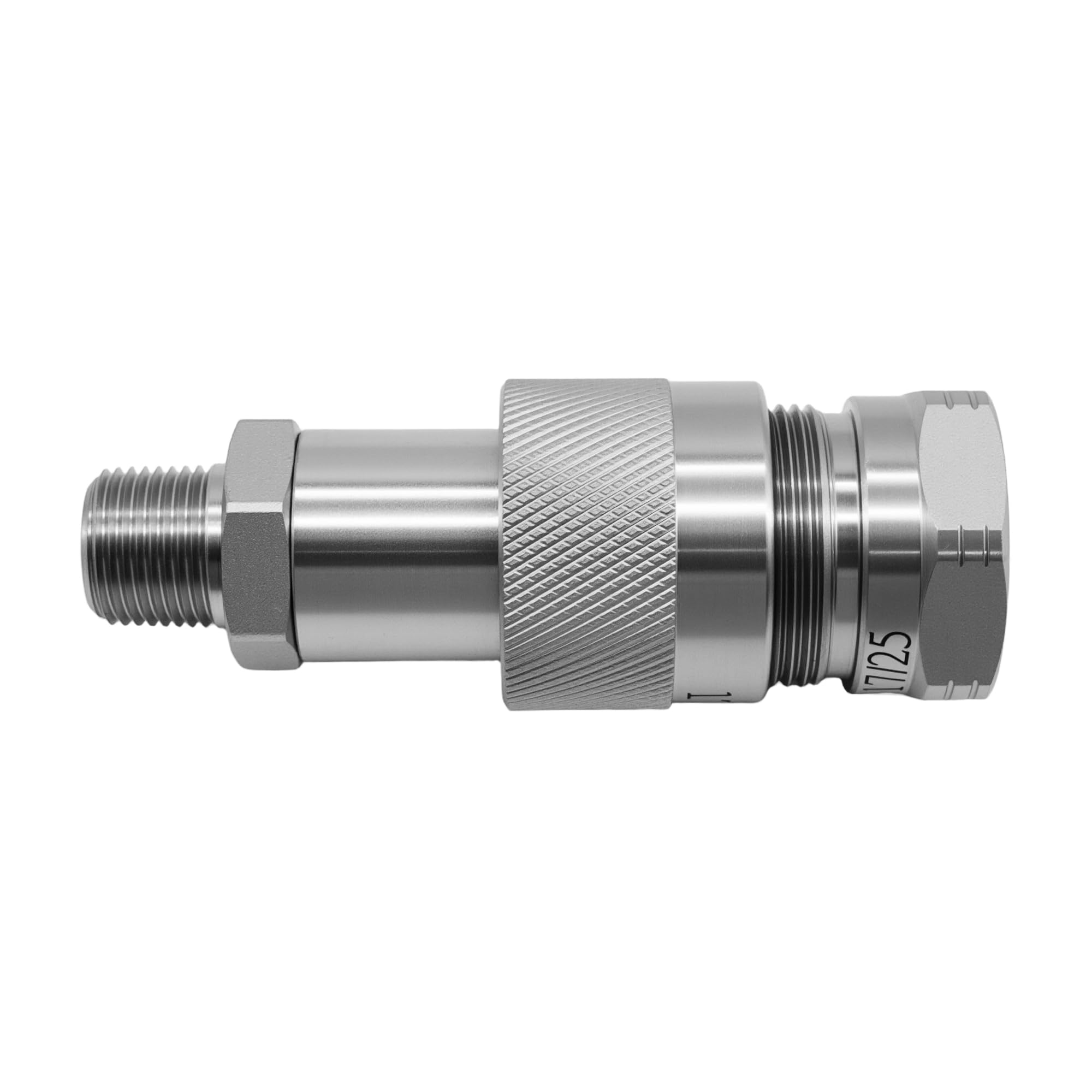 Hydraulisches Hochdruck-Schnellkupplungs-Set, 3/8 Zoll, 10.000 PSI, ersetzt Enerpac C-604, mit 2 Staubkappen