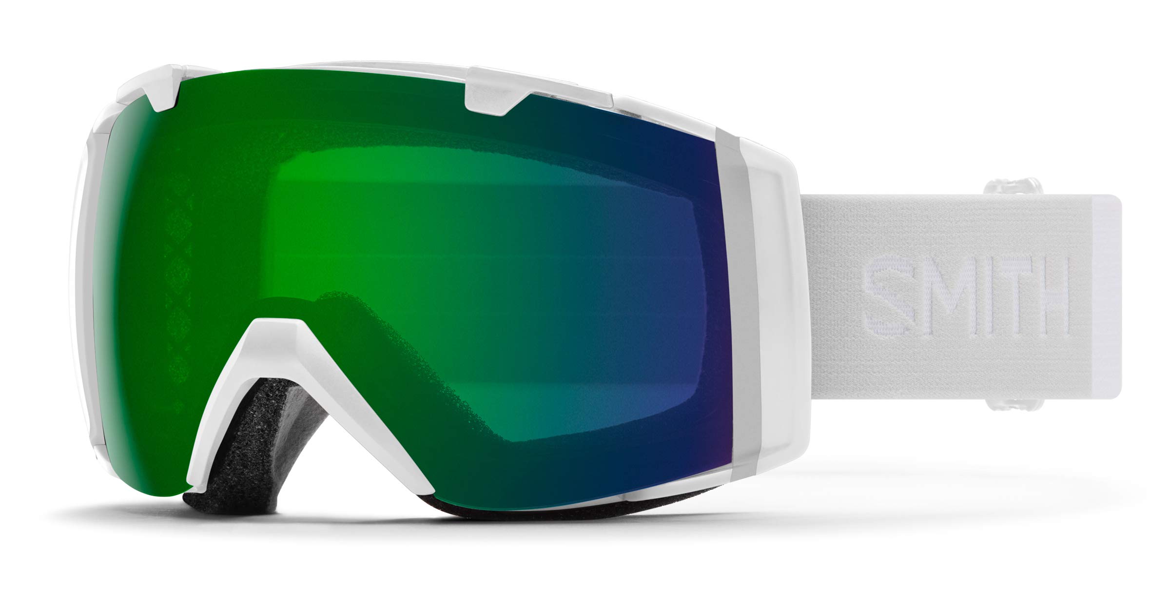 Smith I/O Snow Goggles White Vapor/ChromaPop Everyday Green Mirror