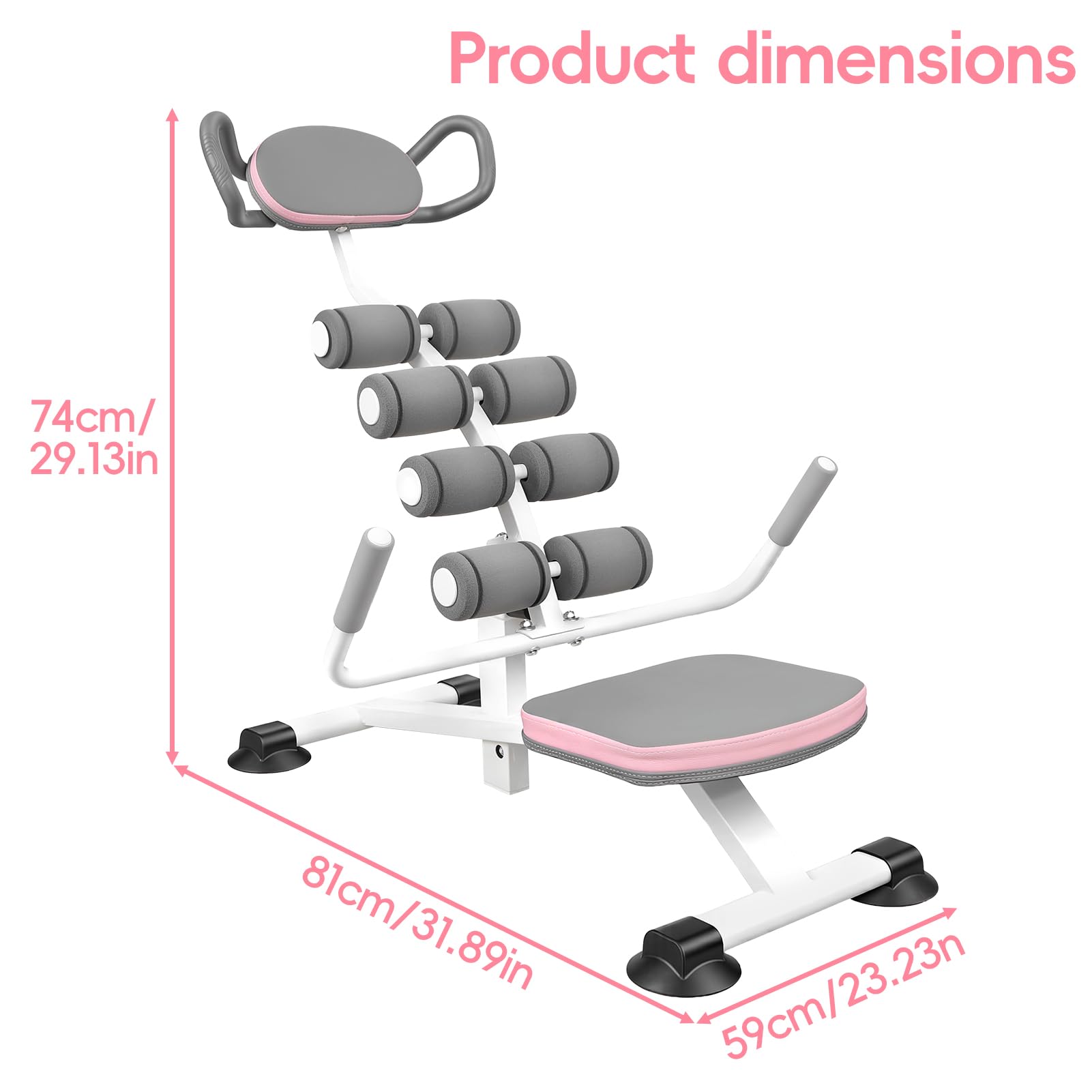 Mini stół inwersji kręgosłupa lędźwiowego, ergonomiczna maszyna do dekompresji kręgosłupa z regulowanym podparciem pleców, stoły inwersyjne do łagodzenia bólu pleców, nośność 200 kg, stal i