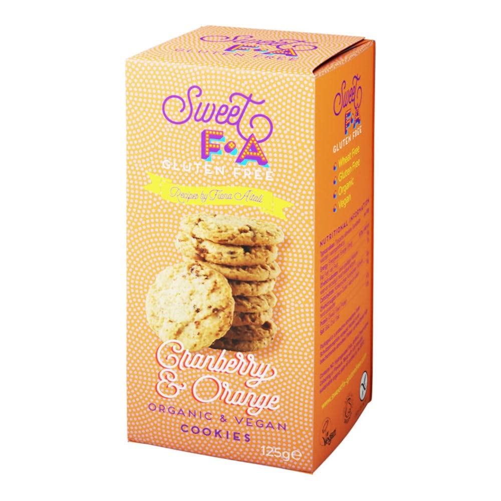 Island Bakery Sweet FA Gluten Free Cranberry & Orange Cookies Product Description