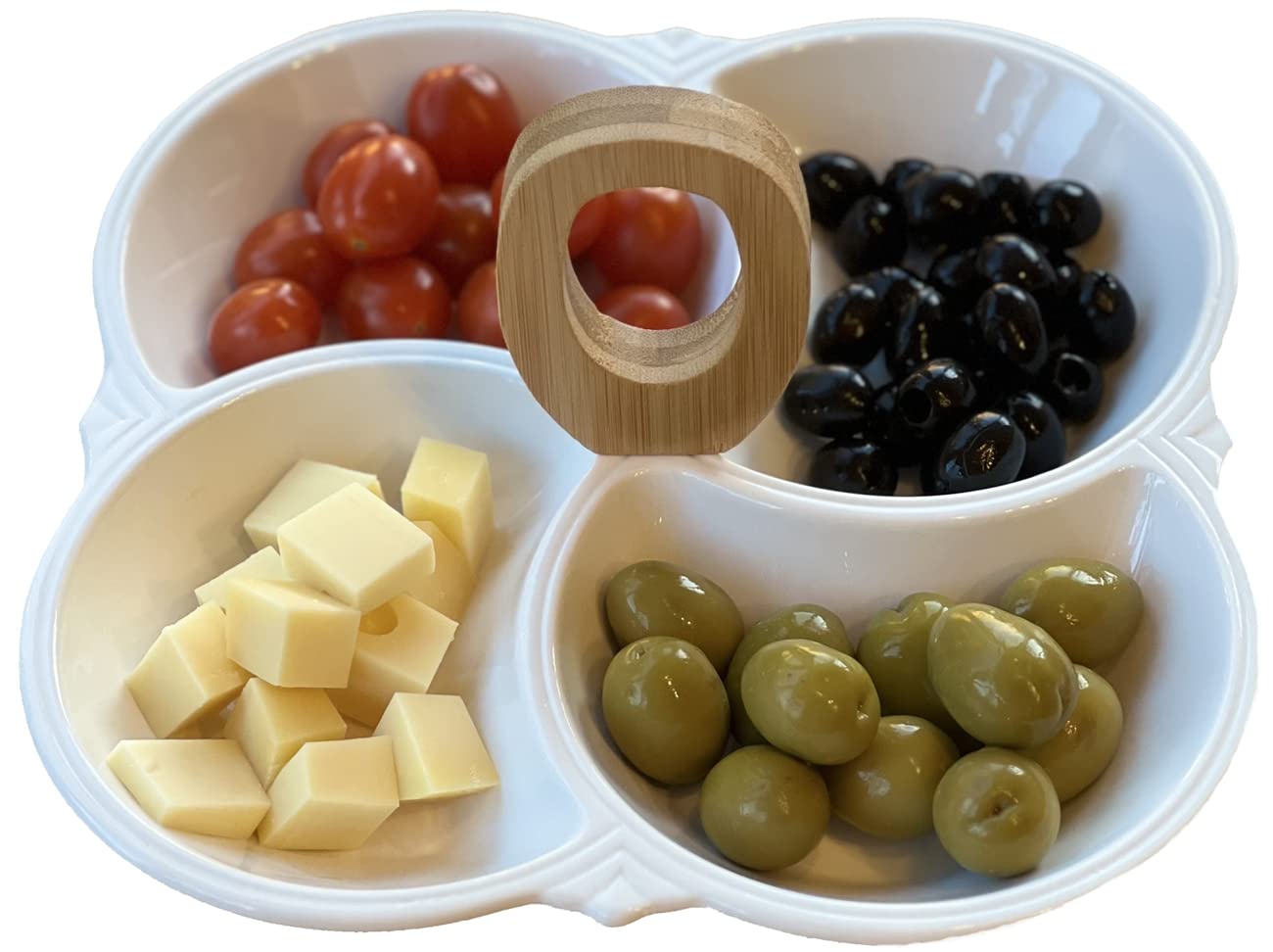 APS melamine Blush bord met dipschaaltje 24 x 20 cm - APS Blush - APS