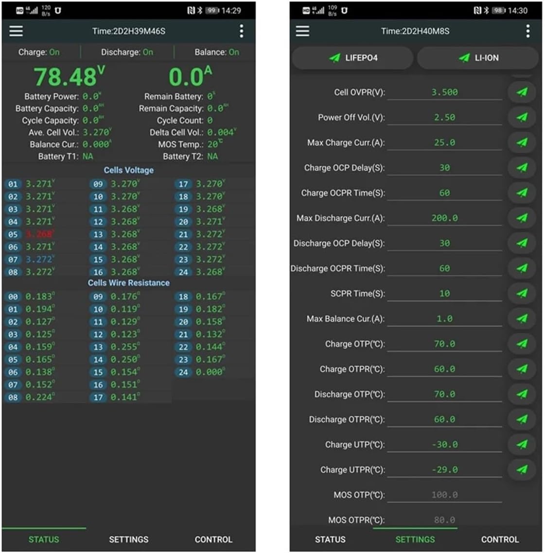 Battery Equalizer Lithium Battery Protection Board 2S-16S Active Balance 48V 36V 13S 14S 10S 2A(16S 2A Adapter)