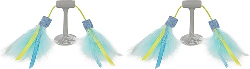 Miniatura 2 de Petlinks Pelota de peluche para gatos (2 unidades), color azul, 2 unidades