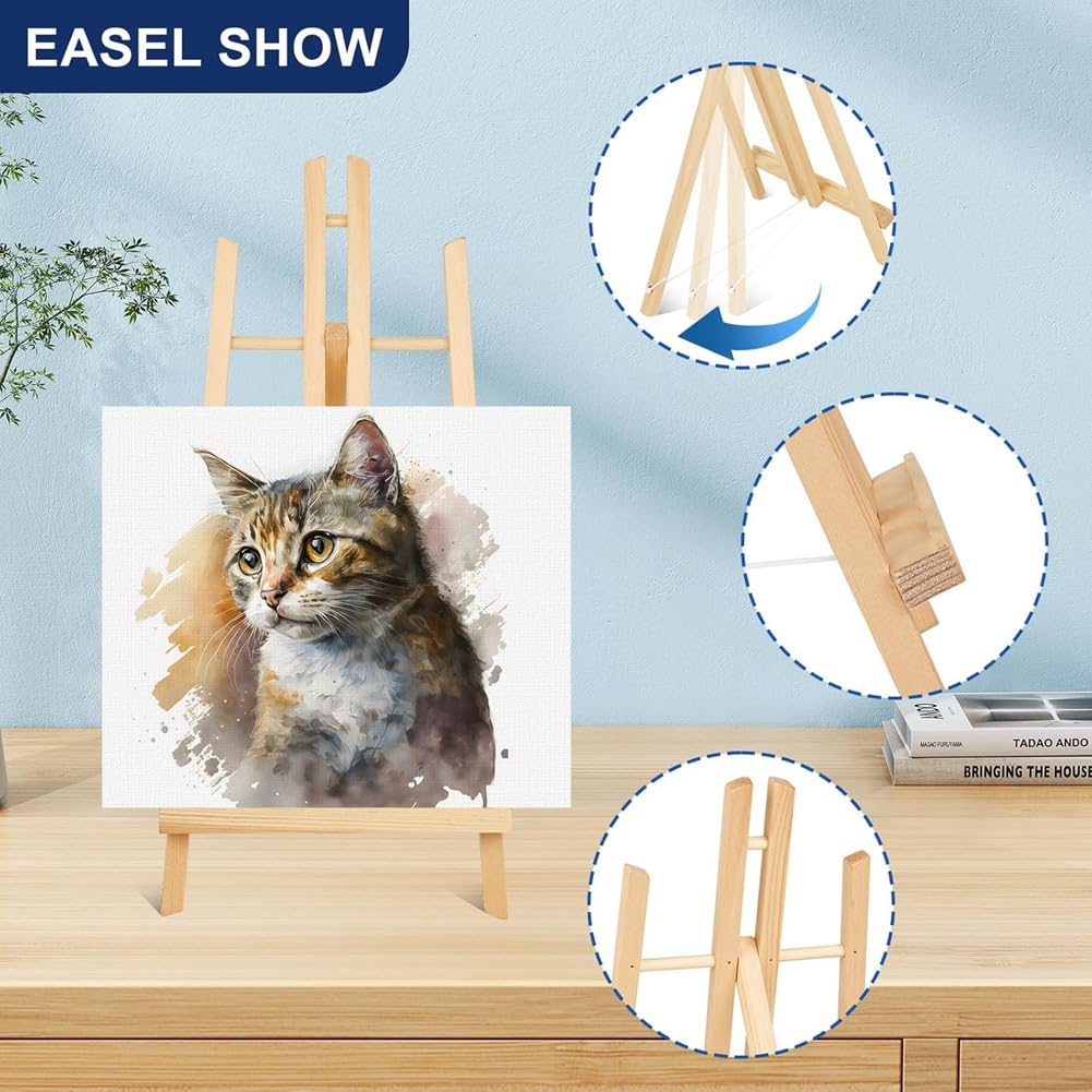 Caballete de mesa, caballete para pintar, caballete para pintar, caballete de mesa para estudiantes para pintar, caballete de pintura para lienzo