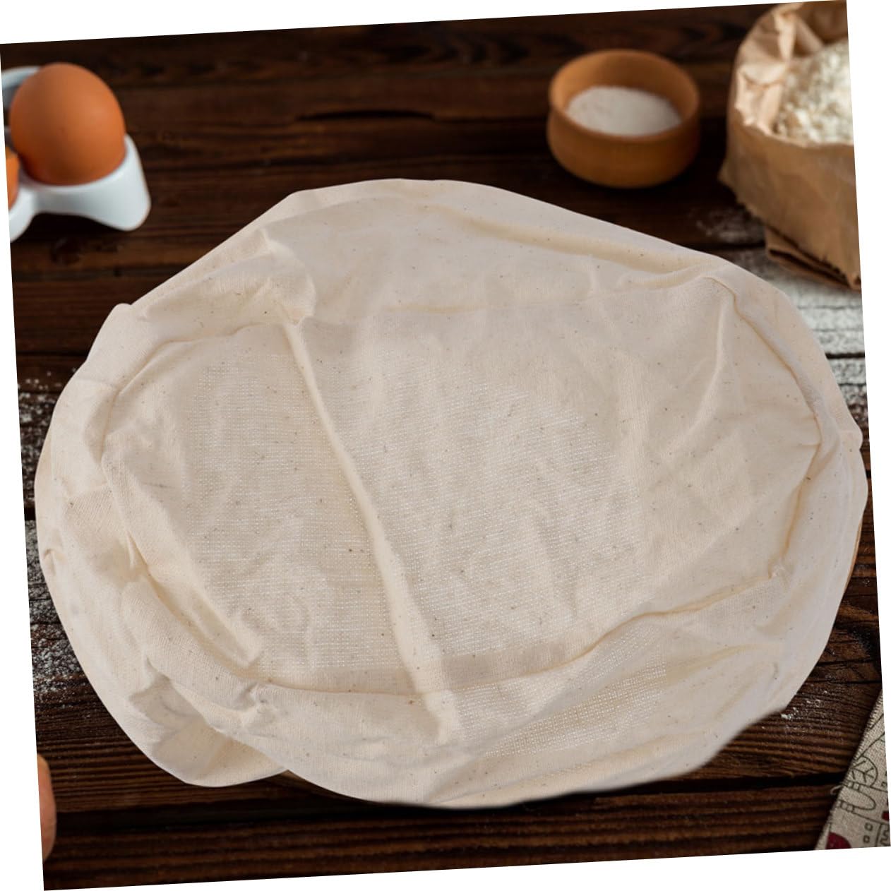 TOPBATHY 25 Teiliges Brotgärkörbchen Set Körbe Backkorbeinlagen Brotkorb Stoffbezug Teig Brot Backeinlage Backzubehör Sauerteigbrot Schüsselabdeckungen Küchenutensilientuch