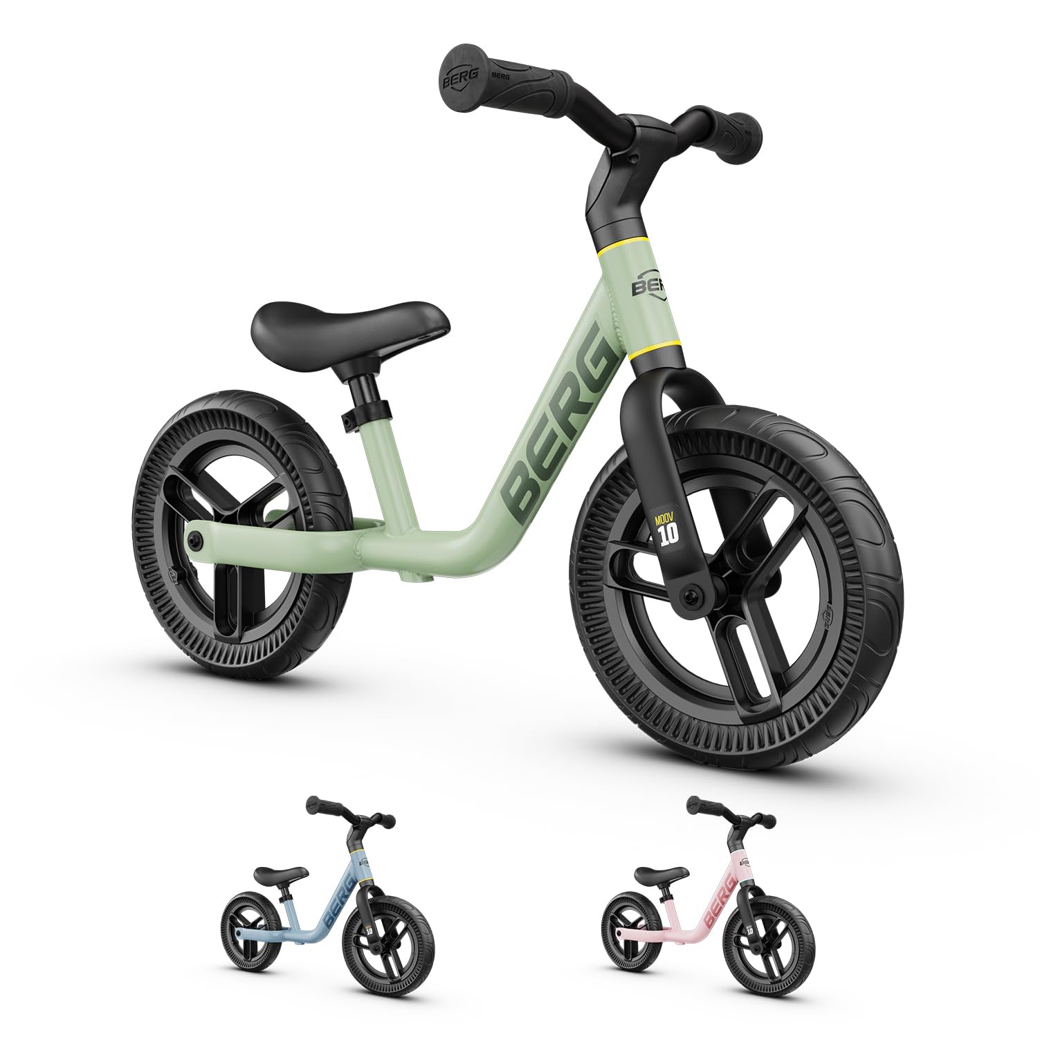 BERG MOOV Balance Bike Sage Green 2+ Years - New Model 2025